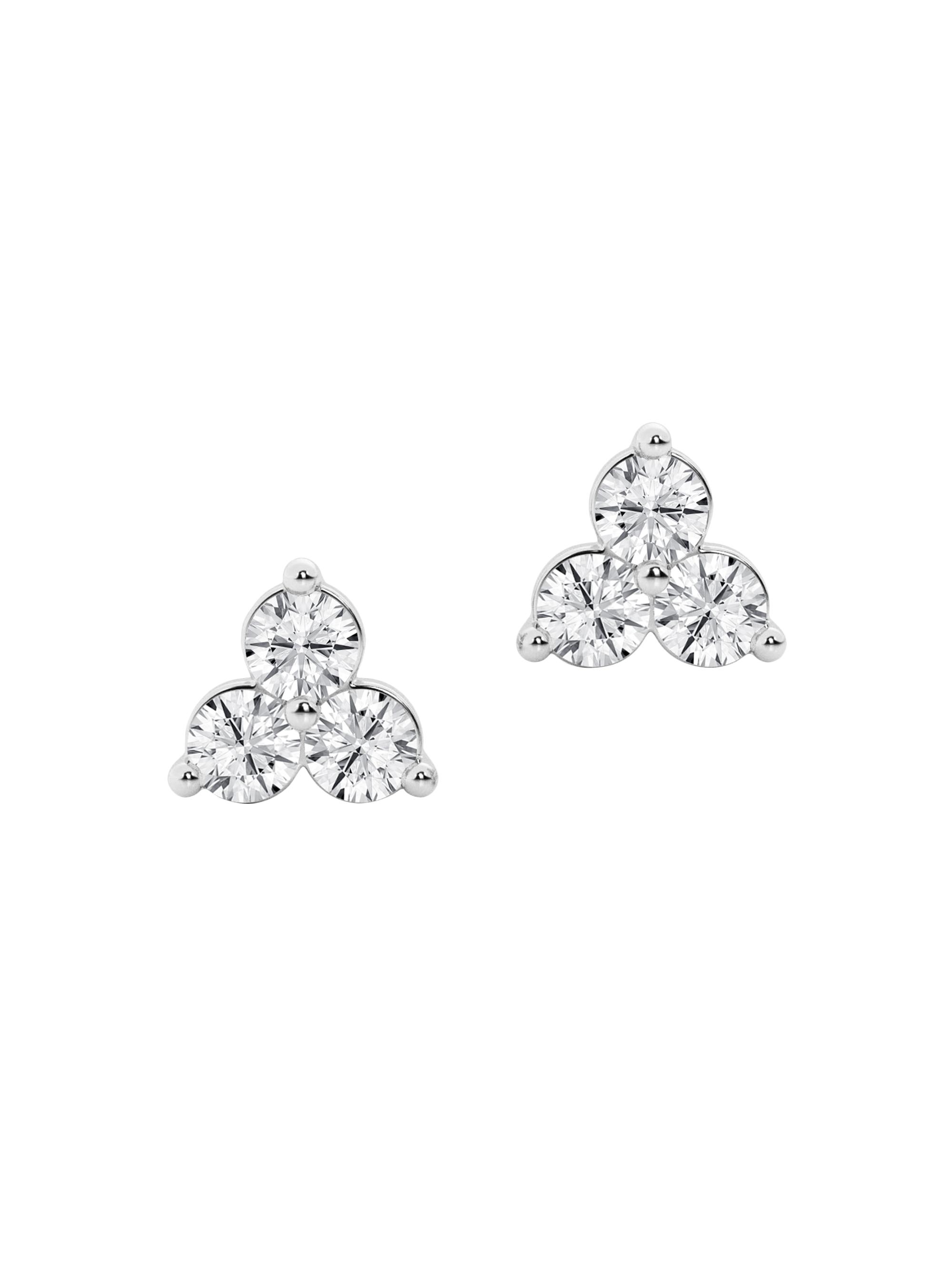 Saks Fifth Avenue Collection Women's 14K White Gold & 0.7 TCW Diamond Stud Earrings - White Gold