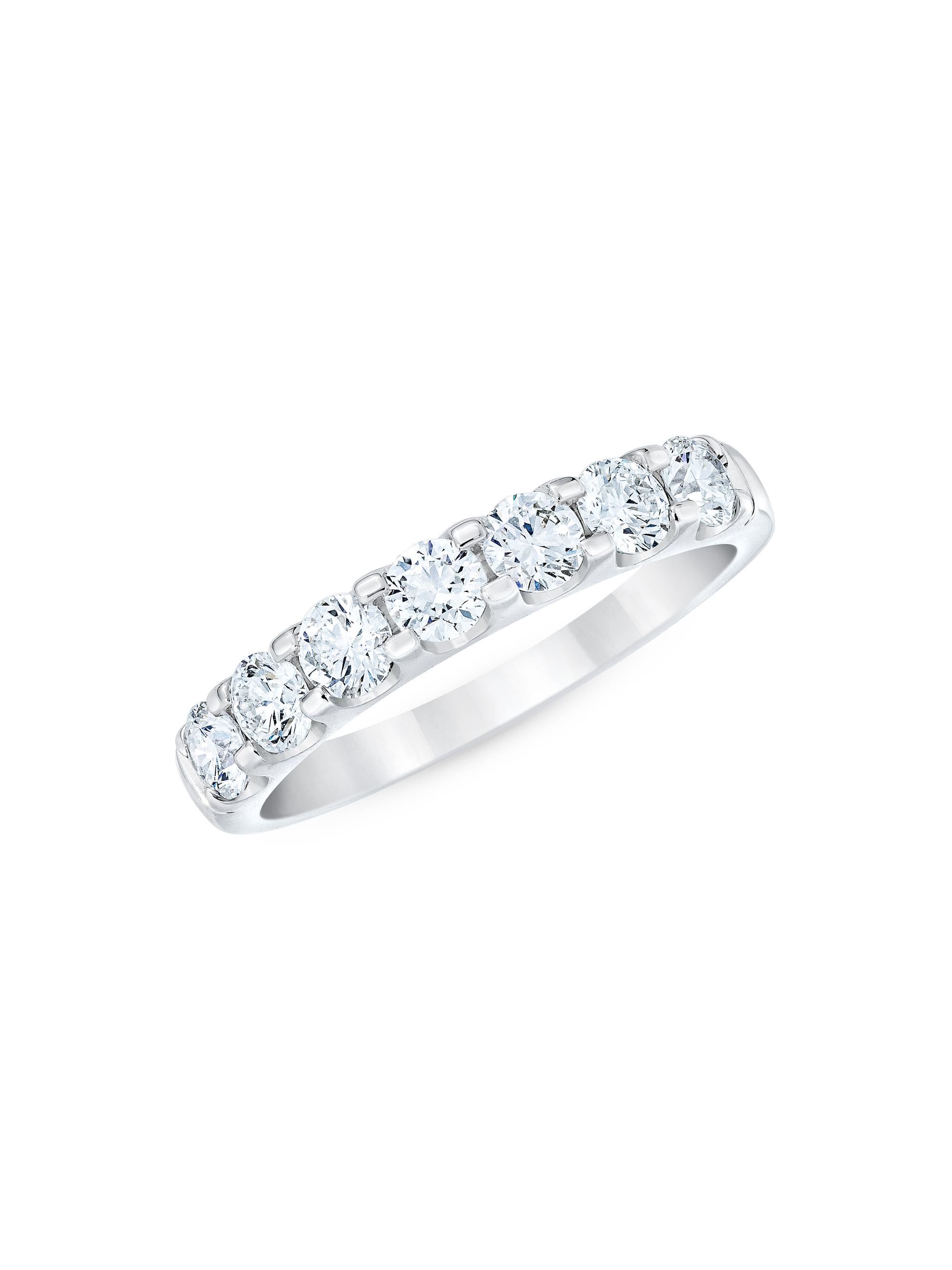 Saks Fifth Avenue Collection Women's 14K White Gold & 1 TCW Round Natural Diamond Ring - White