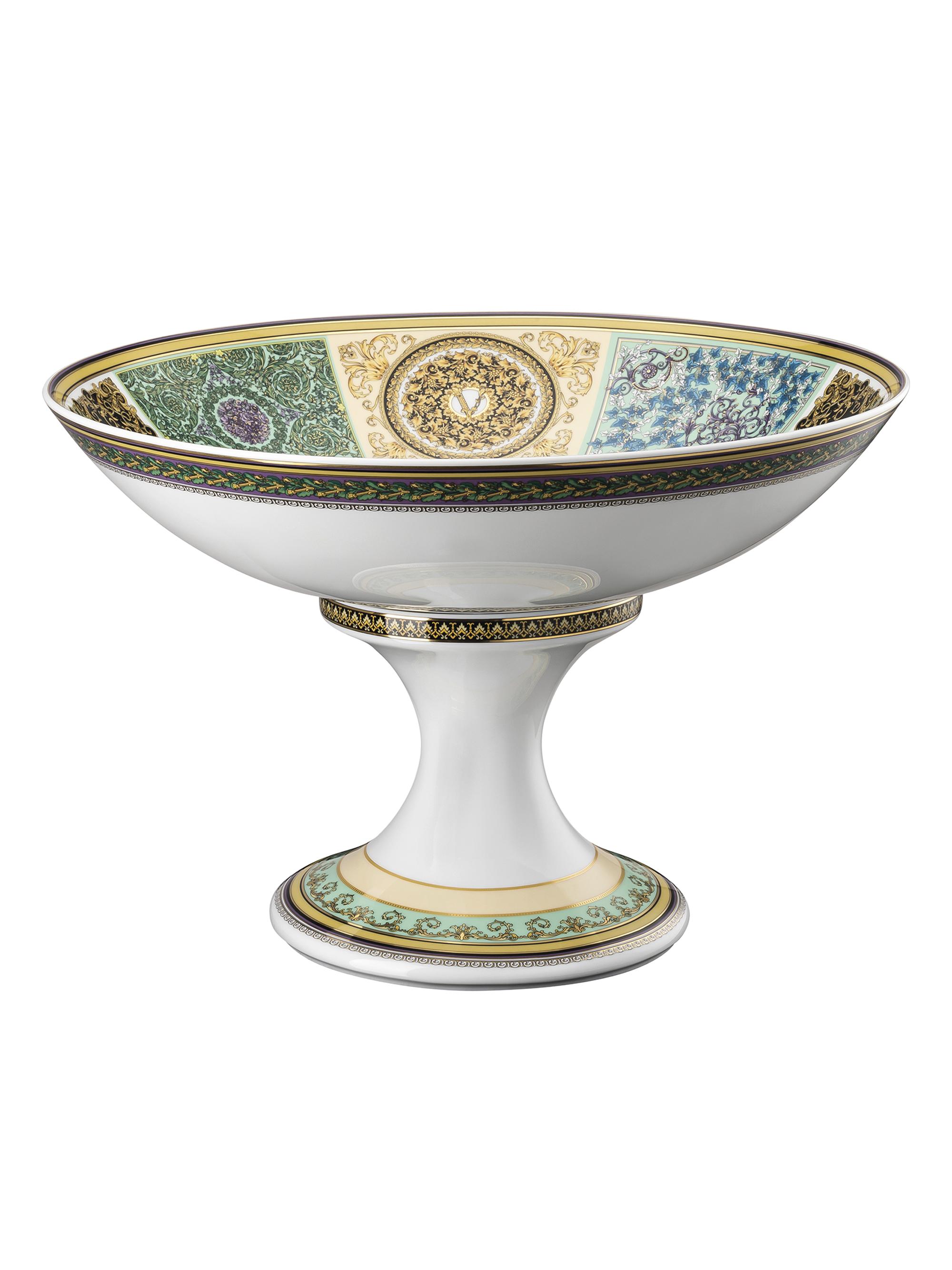 Versace Barocco Mosaic Footed Bowl