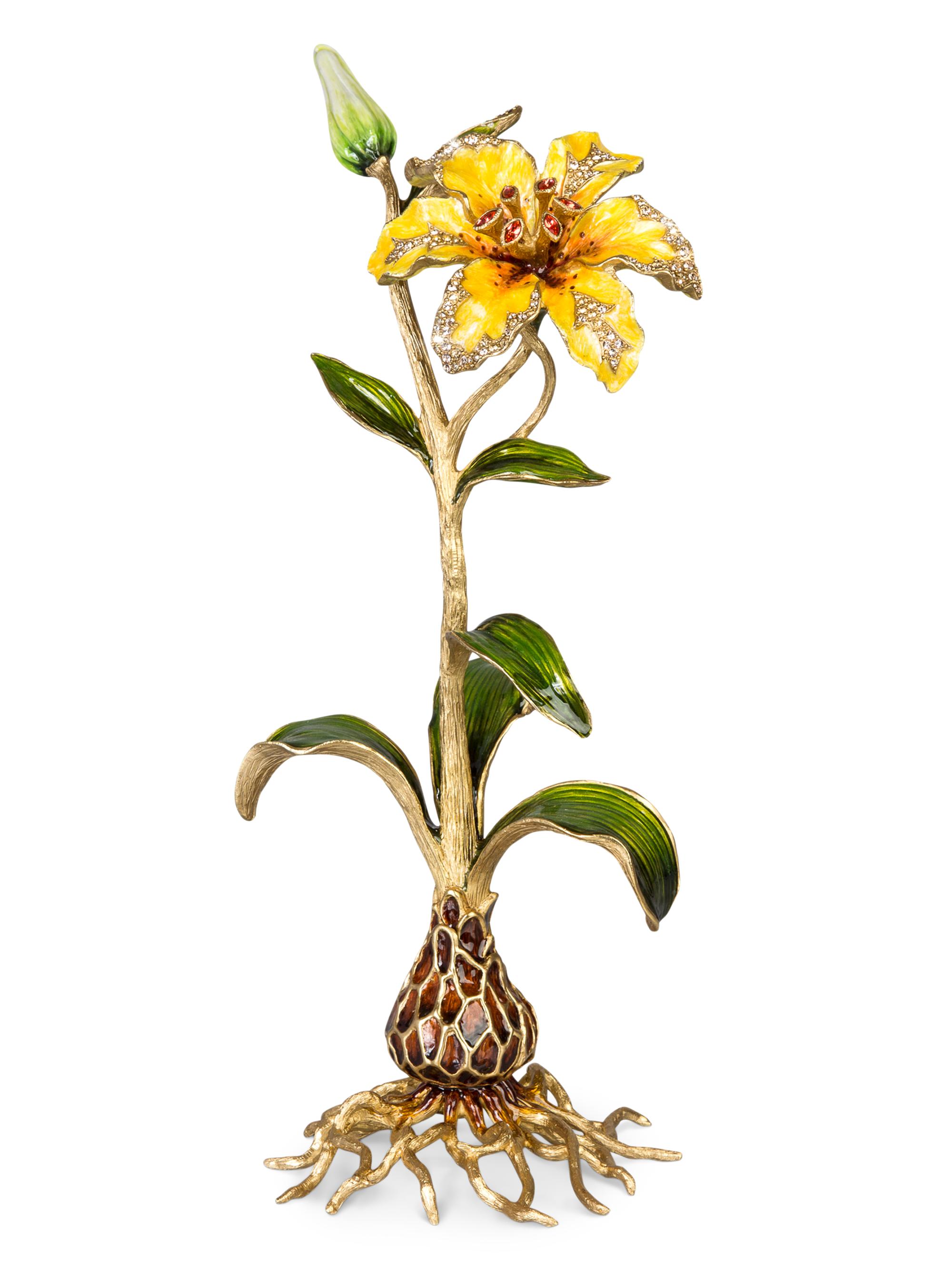 Jay Strongwater Delphina Lily Obect - Flora