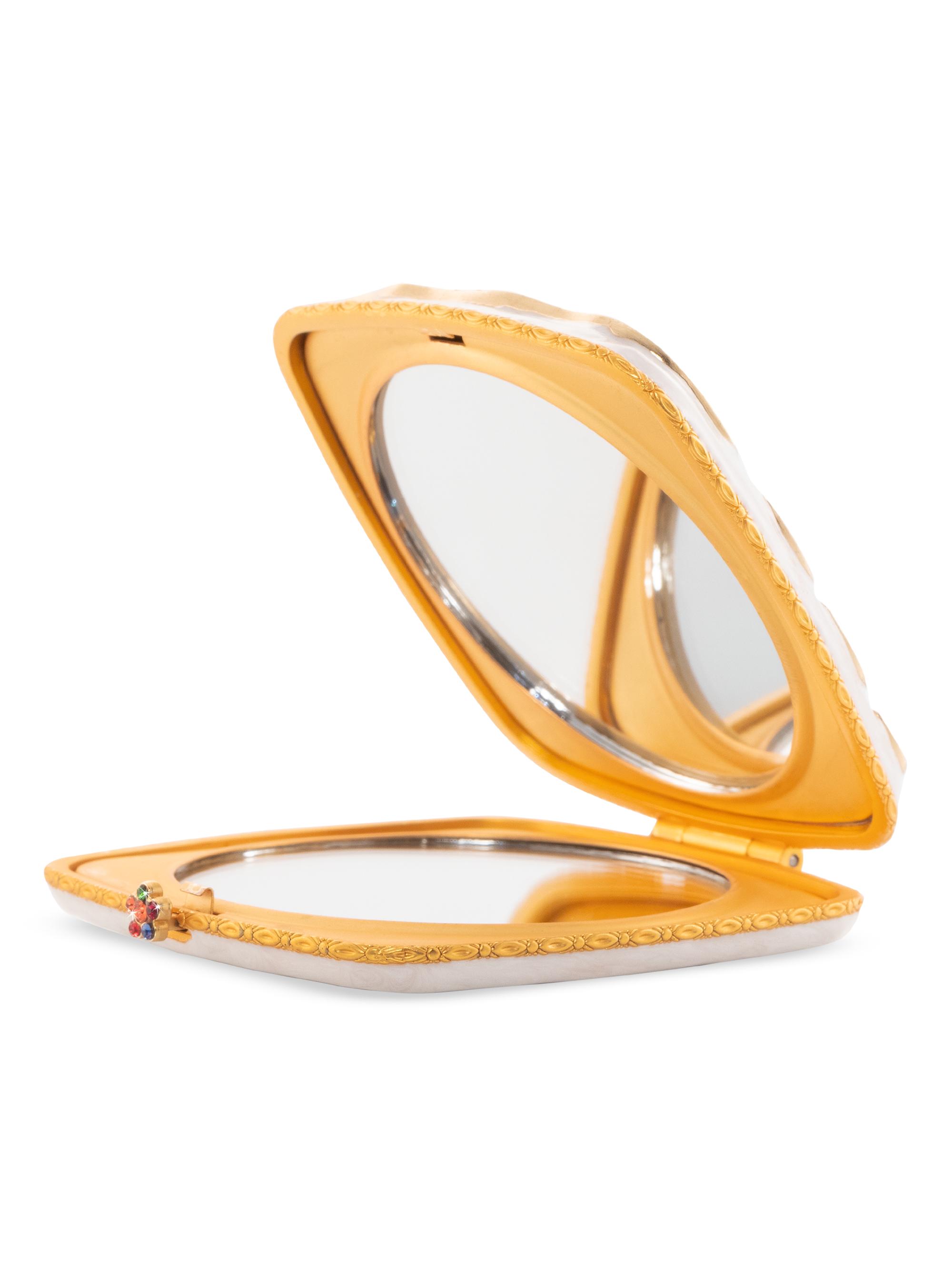 Jay Strongwater Rainbow Zebra Compact Mirror - Pop Life