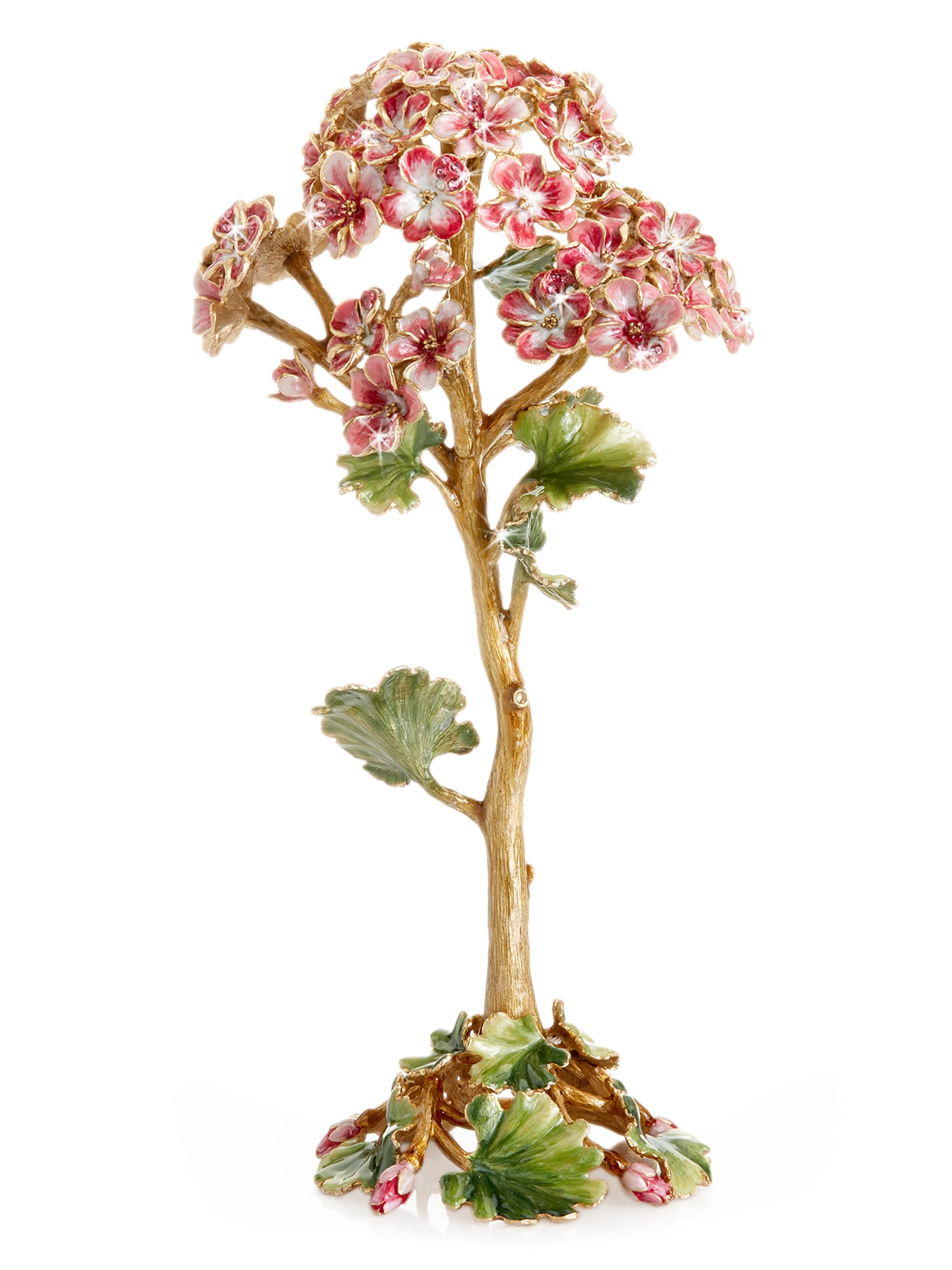 Jay Strongwater Geranium Flower Object - Flora