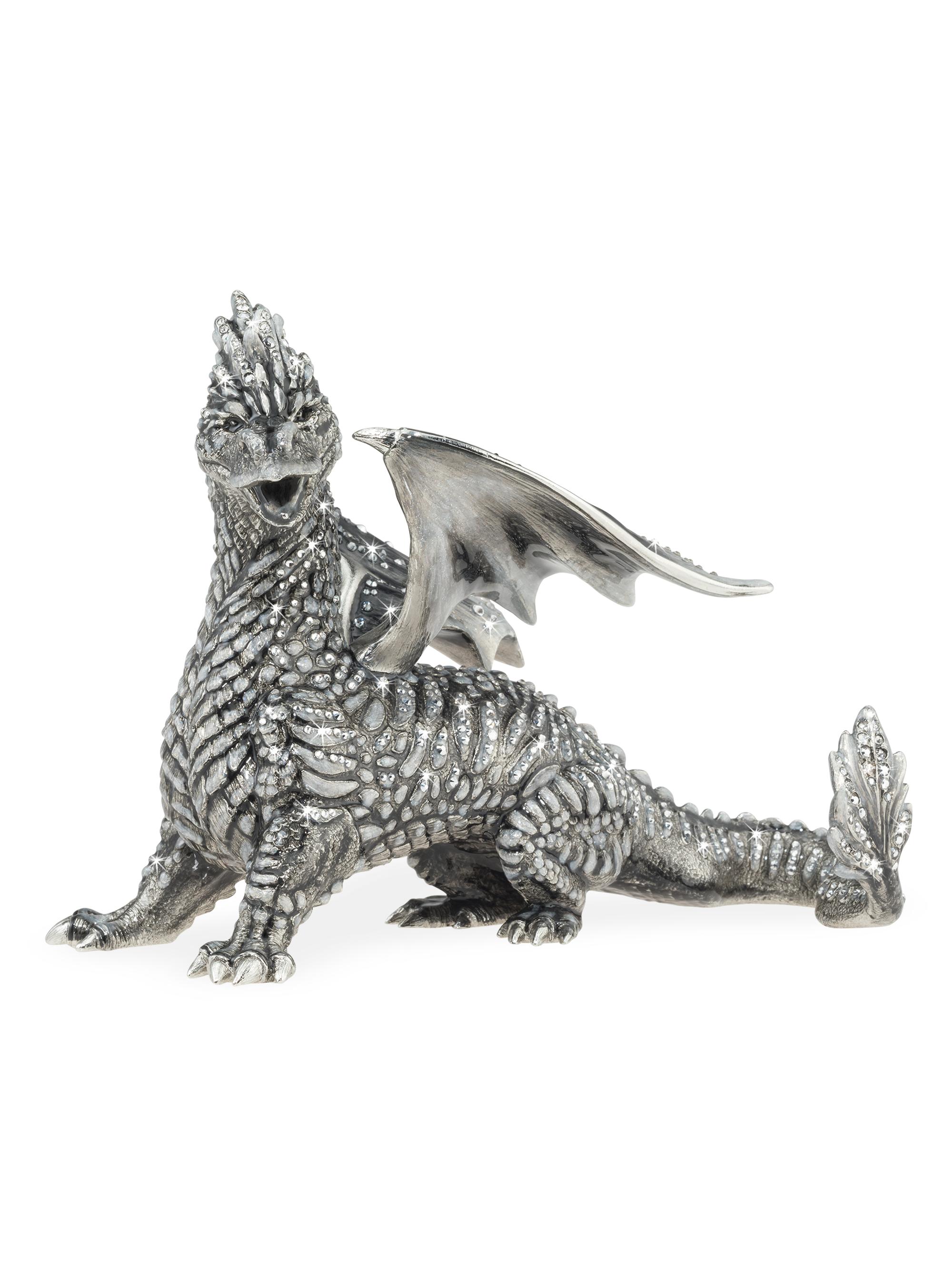 Jay Strongwater Azazel Regal Dragon Figurine - Natural