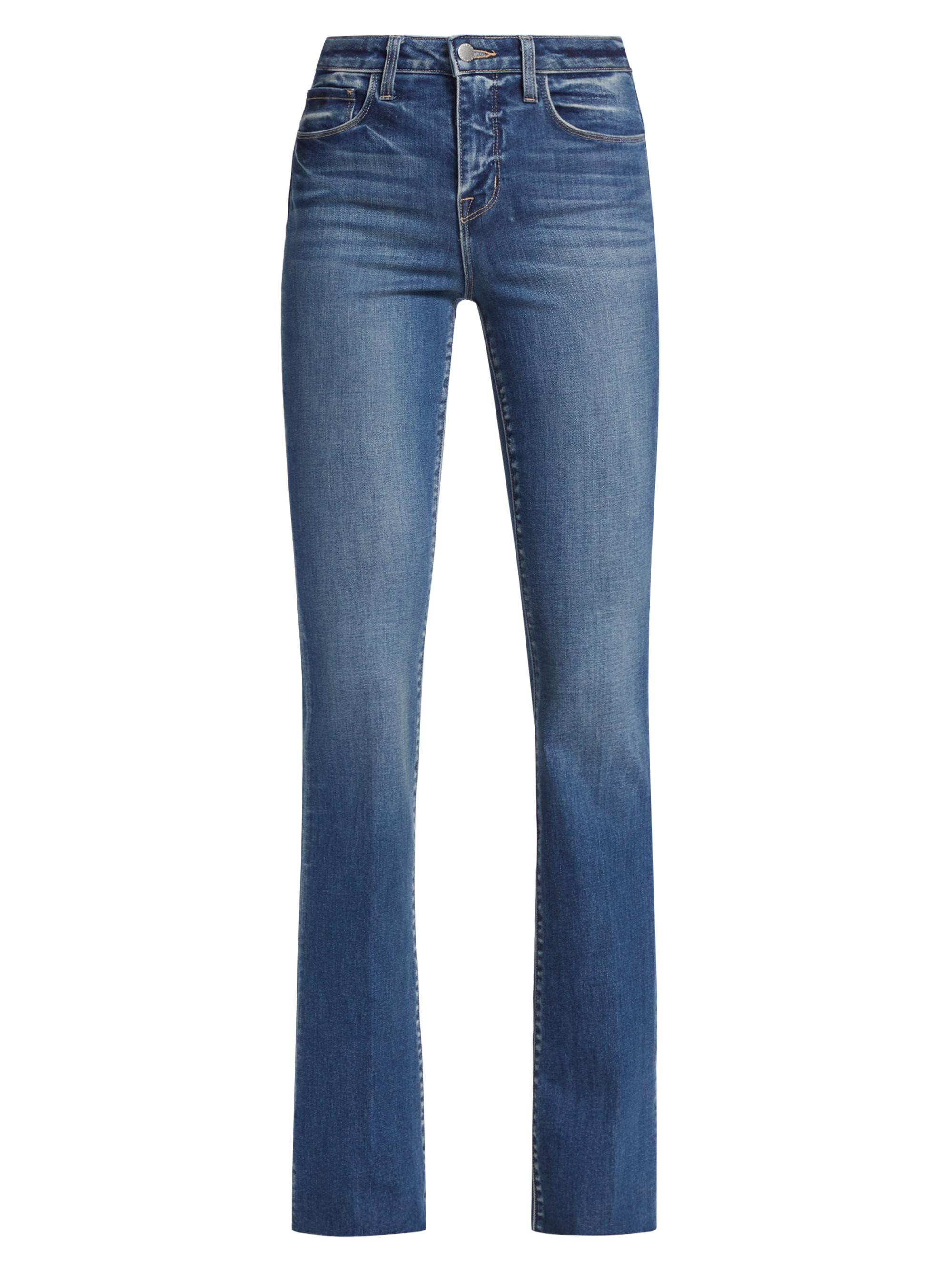 L'AGENCE Women's Ruth High-Rise Straight Jeans - Cambridge