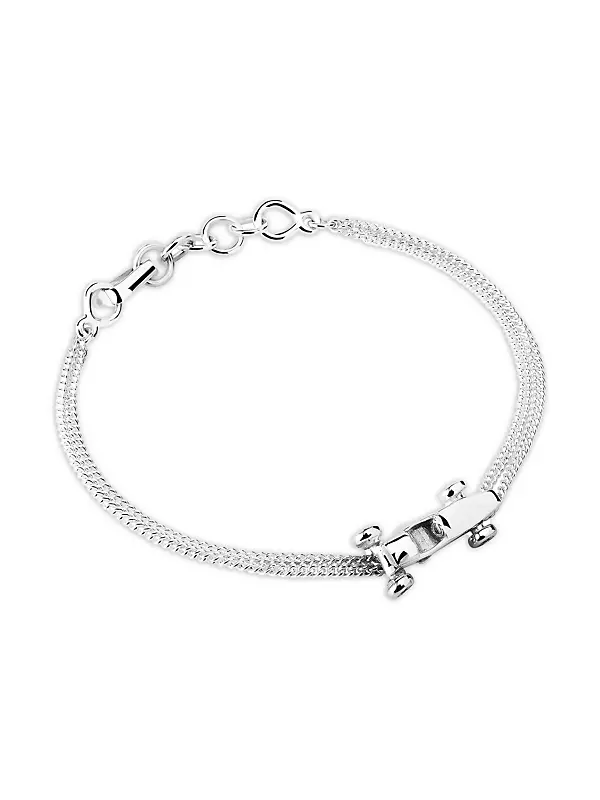 Shop TANE Mexico 1942 Racing Car Double-Chain Sterling Silver Bracelet |  Saks Fifth Avenue