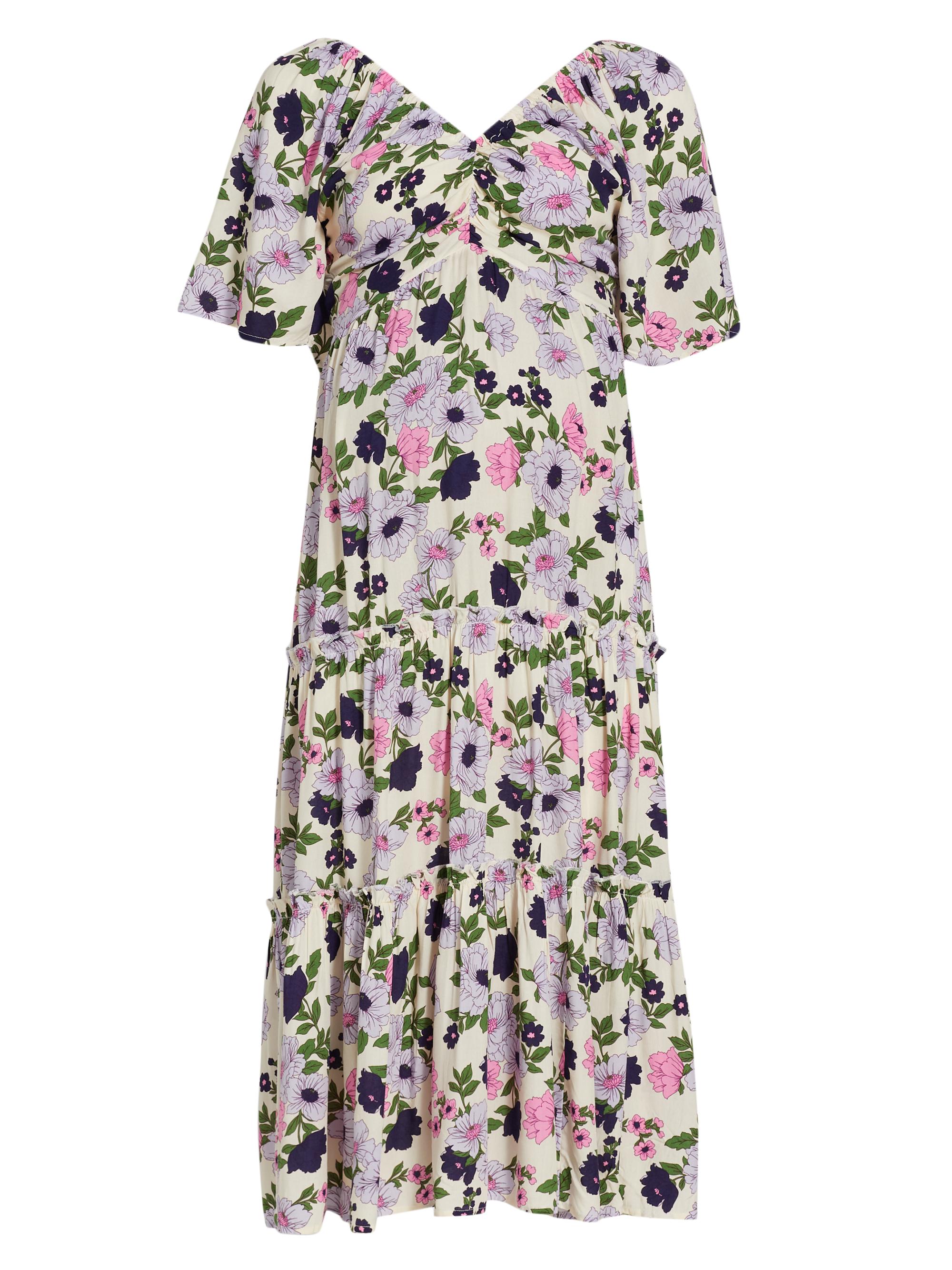 Nom Maternity Women's Gracie Floral-Printed Midi-Dress - Flora