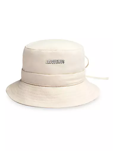 Italian Style Luxury Light Blue Bucket Hat For Women Fashionable