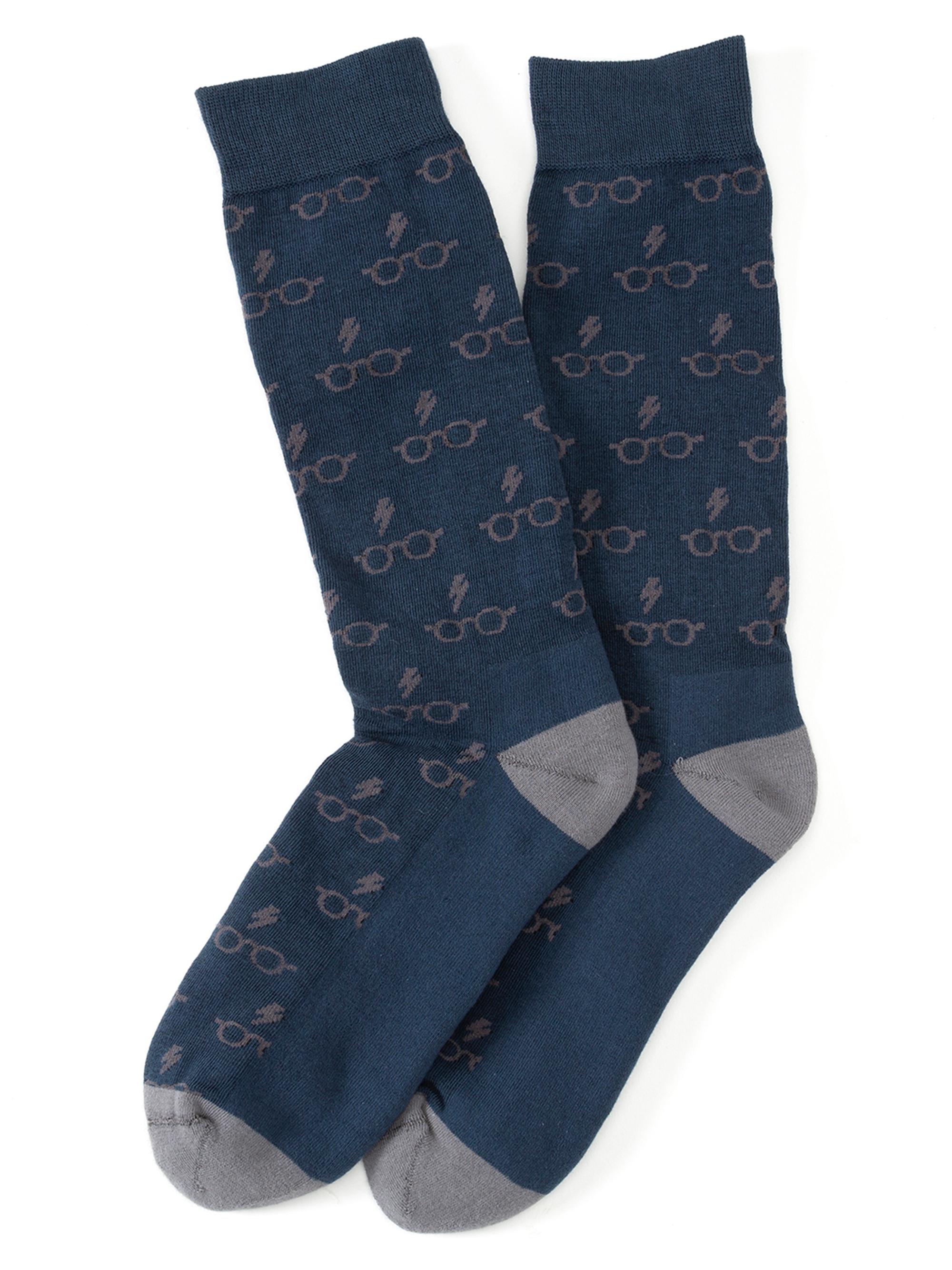 Cufflinks, Inc. Men's 3-Pair Harry Potter Intarsia Knit Socks