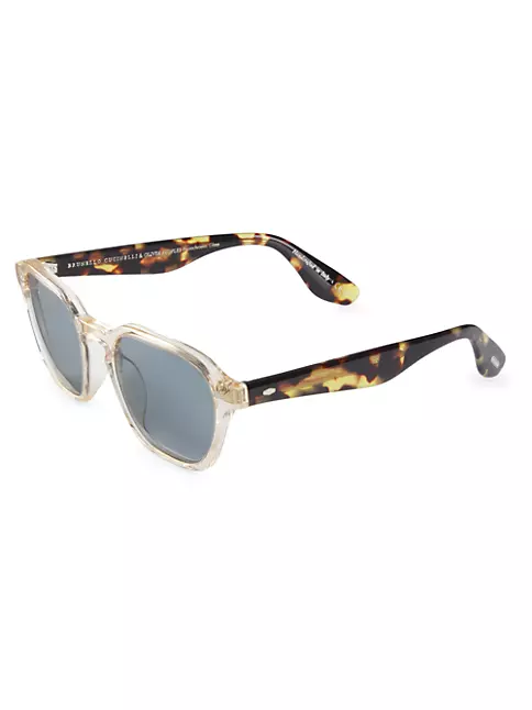 Loewe Double Frame Cat Eye Sunglasses, 67mm - Dark Havana/Brown Solid