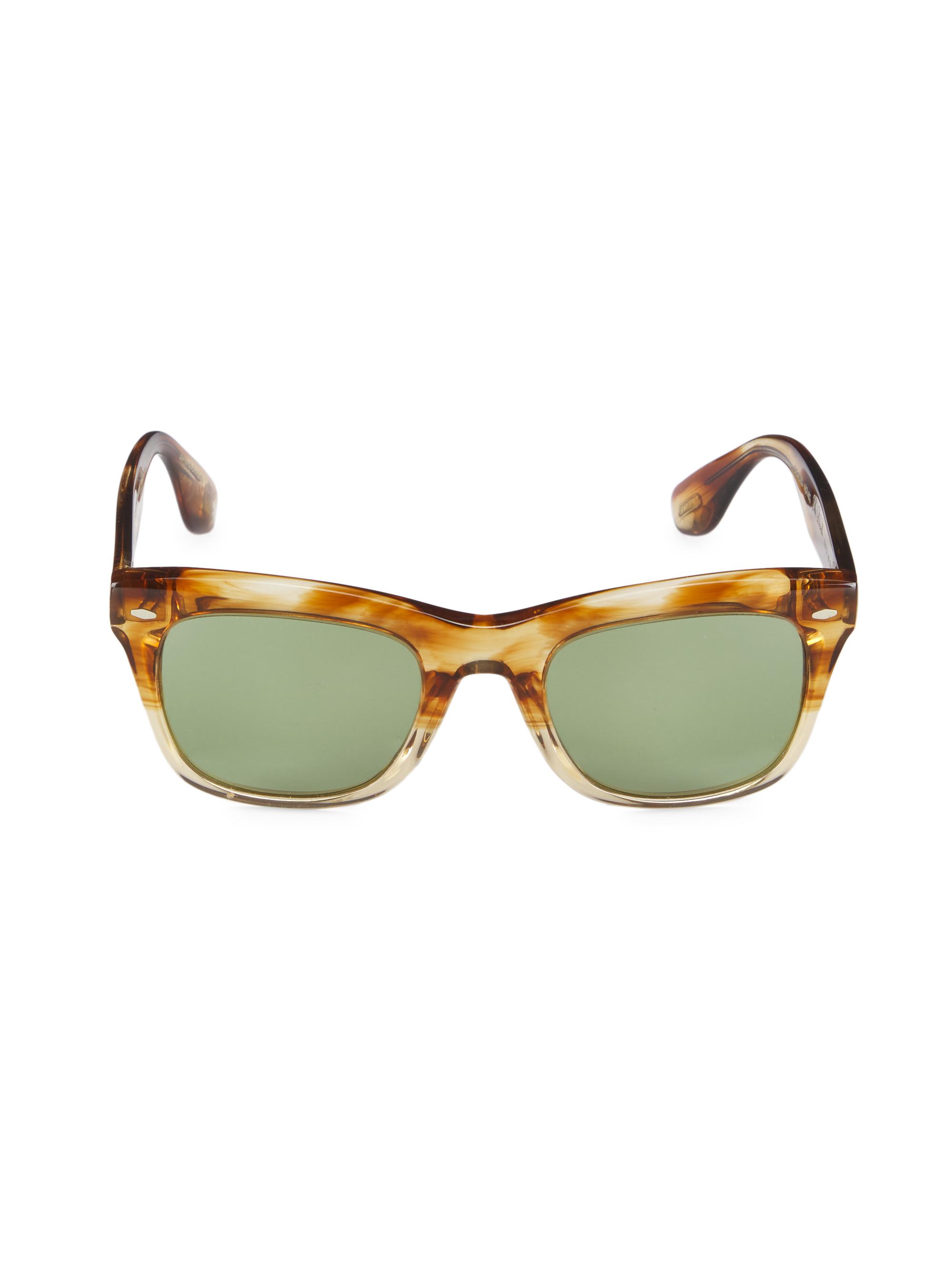 Brunello Cucinelli & Oliver Peoples Men's Oliver Peoples X Brunello Cucinelli Mr. Brunello 50MM Pillow Sunglasses - Green