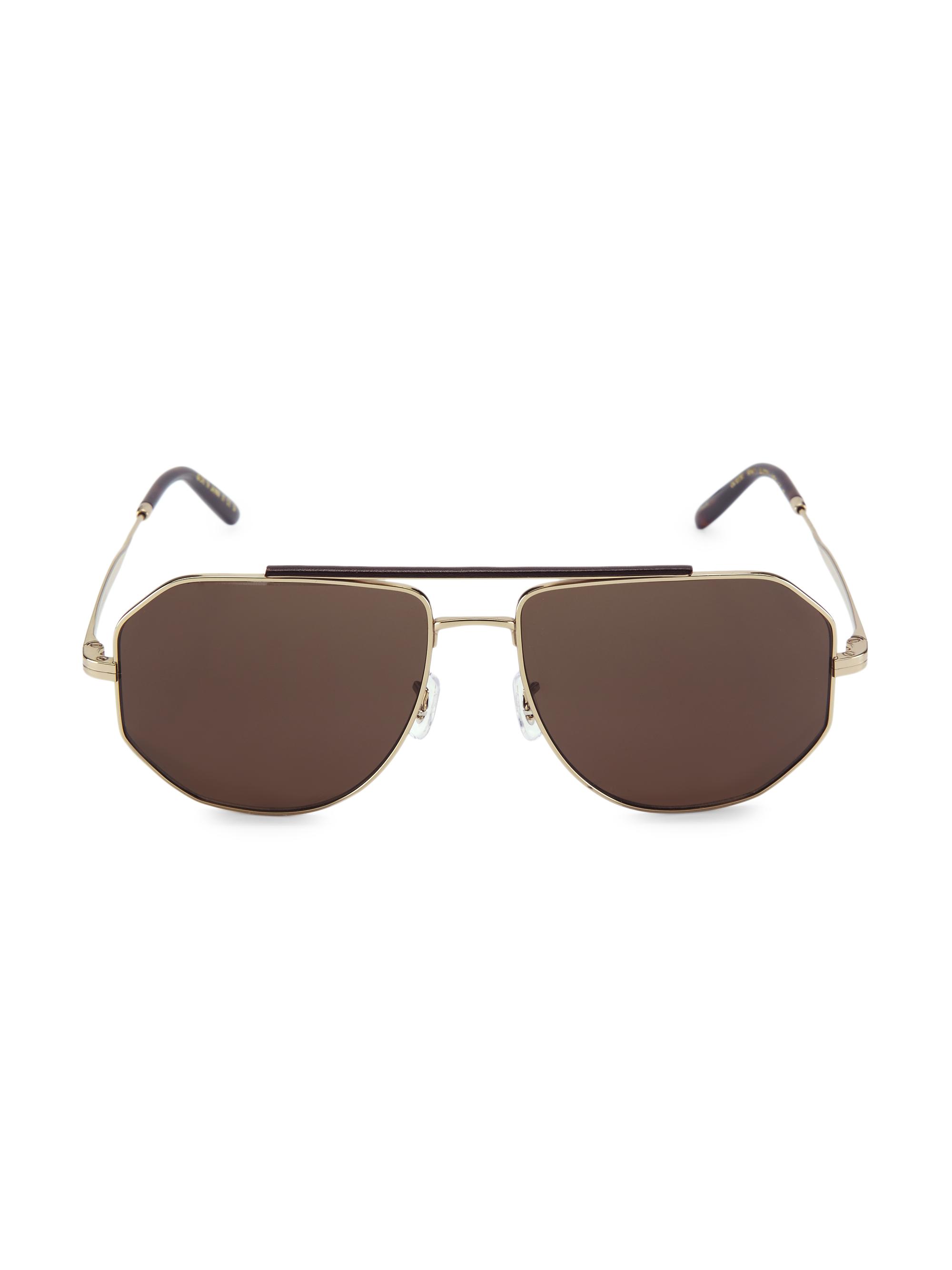 Brunello Cucinelli & Oliver Peoples Men's Brunello Cucinelli X Oliver Peoples Moraldo 59MM Aviator Sunglasses - Green