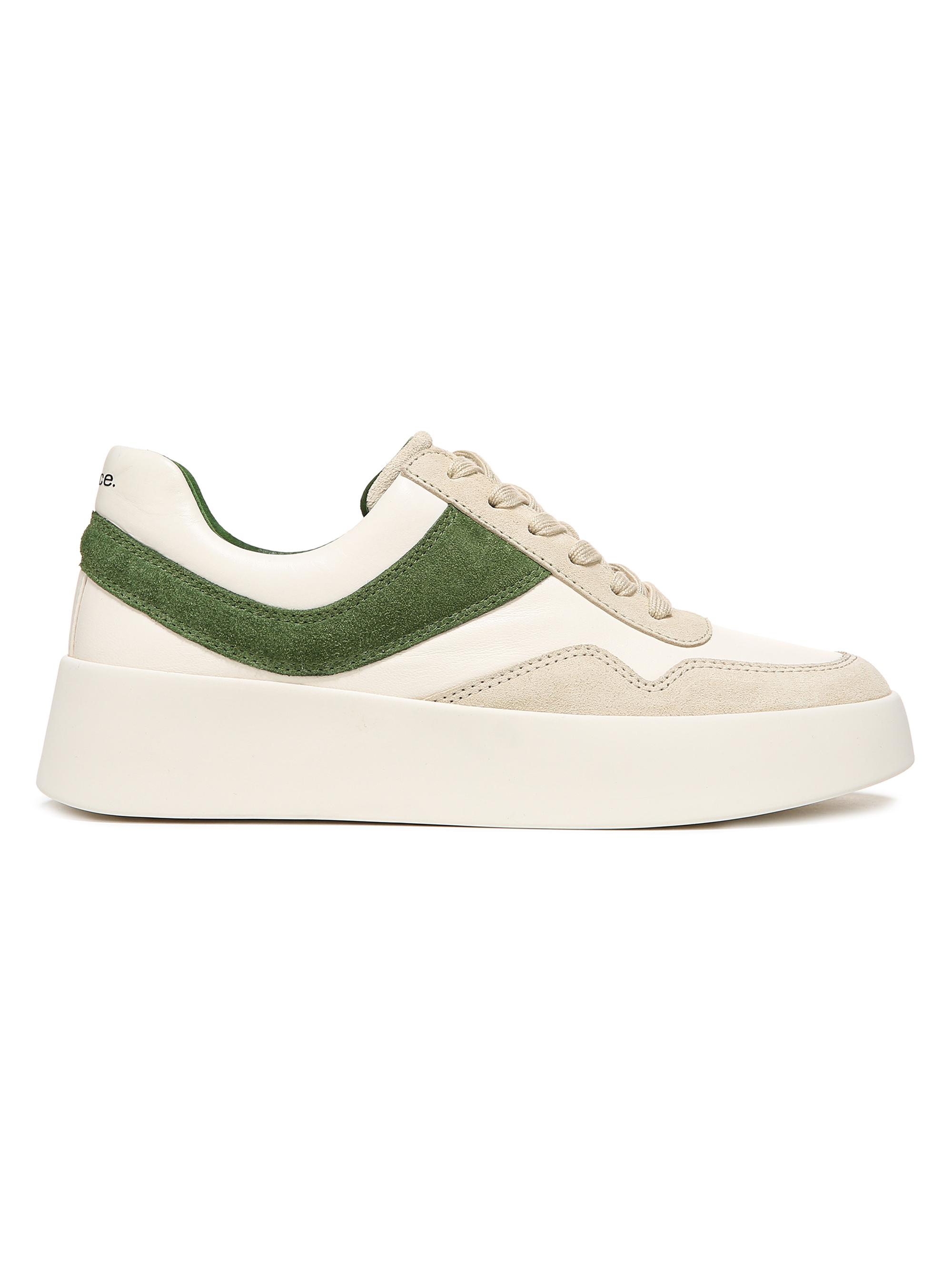 vince warren embossed leather platform skate sneakers
