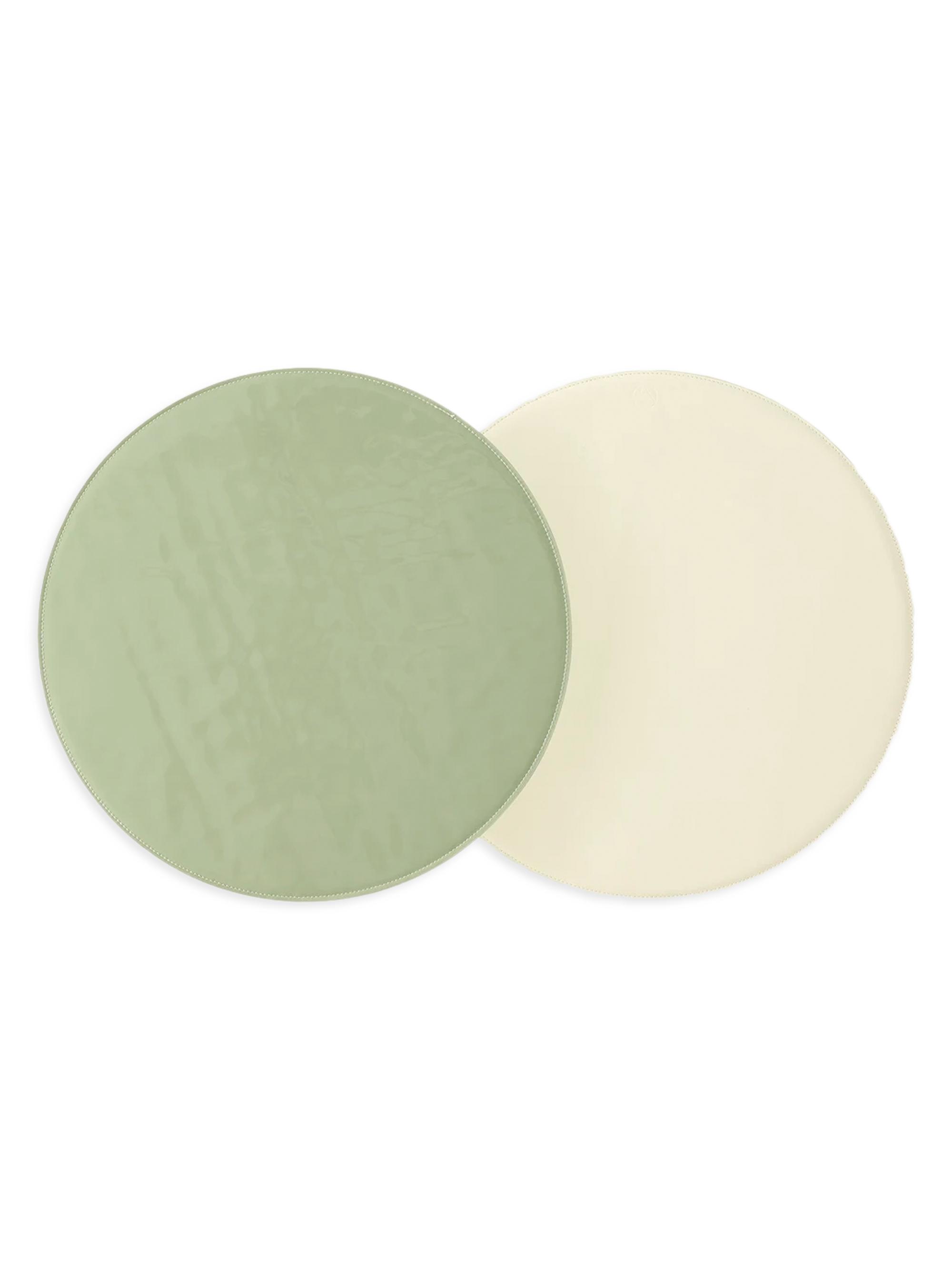 Von Gern Home Patent Reversible Placemats Set of 4 - Green Sage