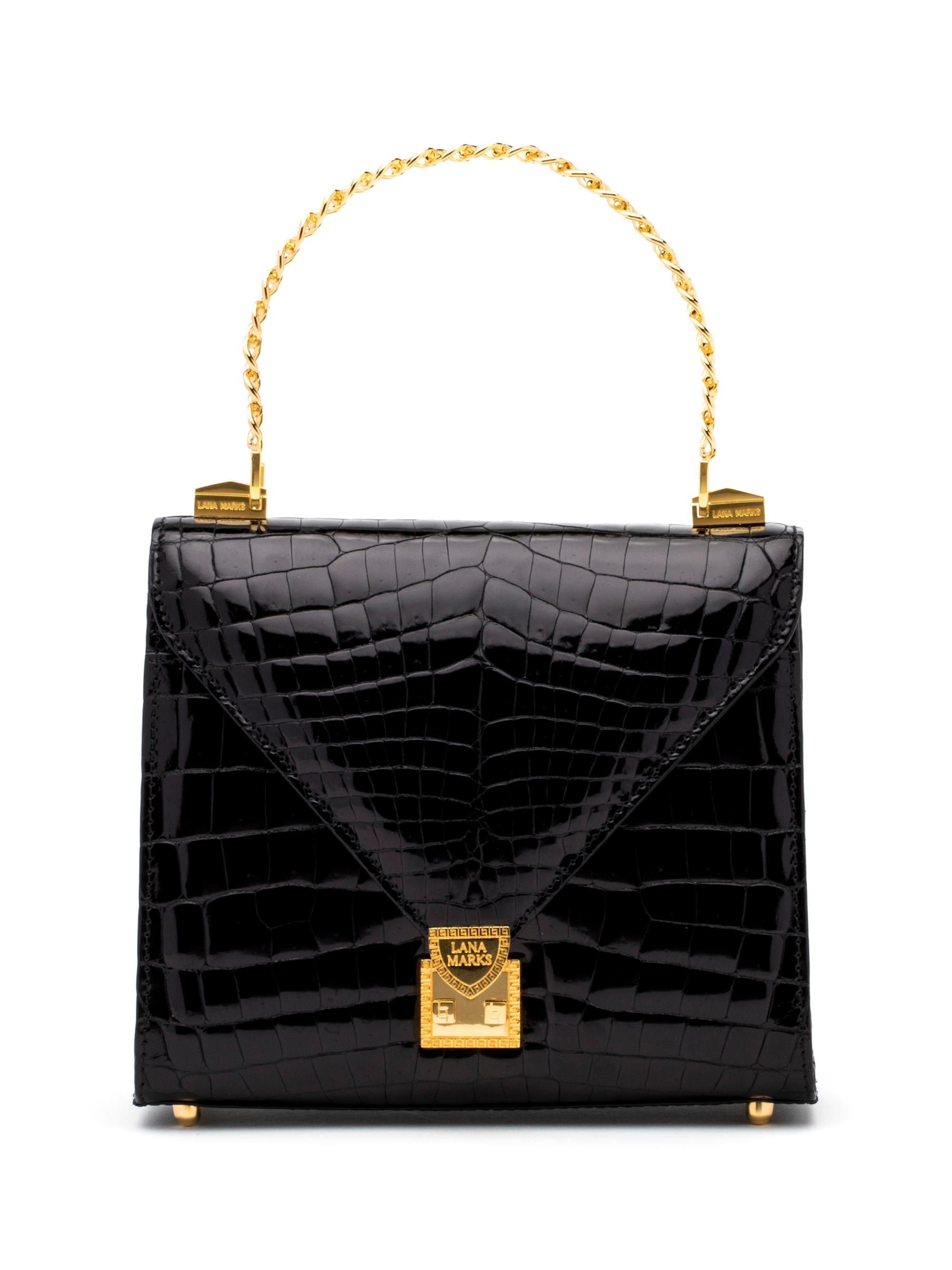 Lana Marks Women's  Frozen Chain Handbag - Black