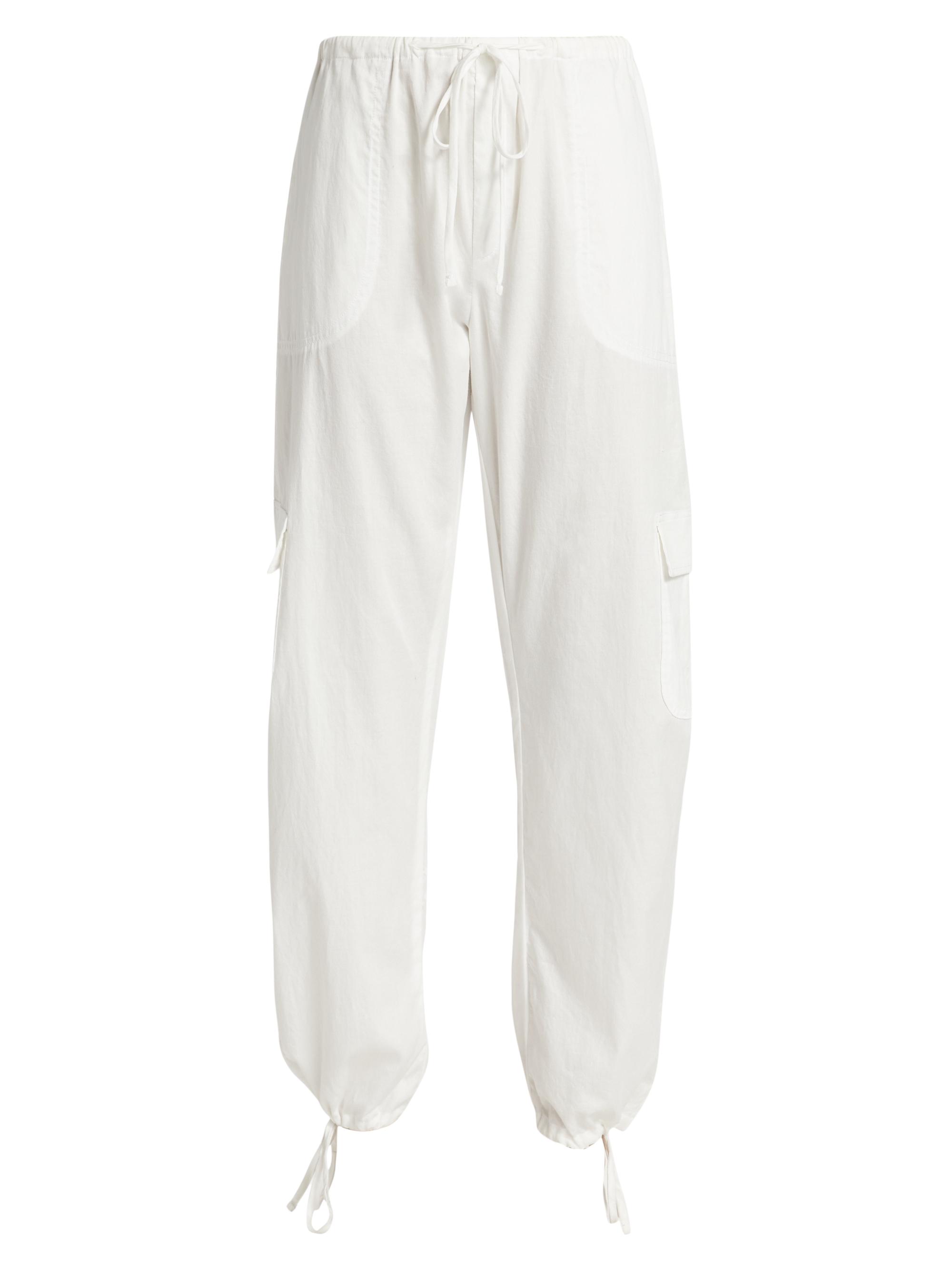 Leset Women's Yoko Cargo Pants - White
