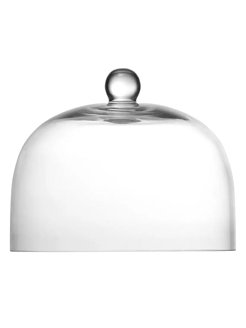 Shop Fortessa Jupiter Glass Small Fifth Avenue 8.5\'\' - Saks Stand Fits | Cake Dome