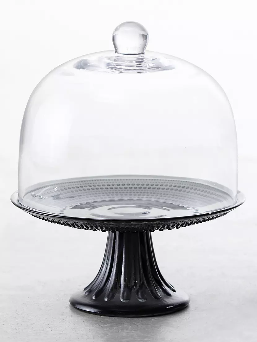 Jupiter Fortessa Small Fifth Stand Saks Fits Dome Cake Avenue Shop - Glass | 8.5\'\'
