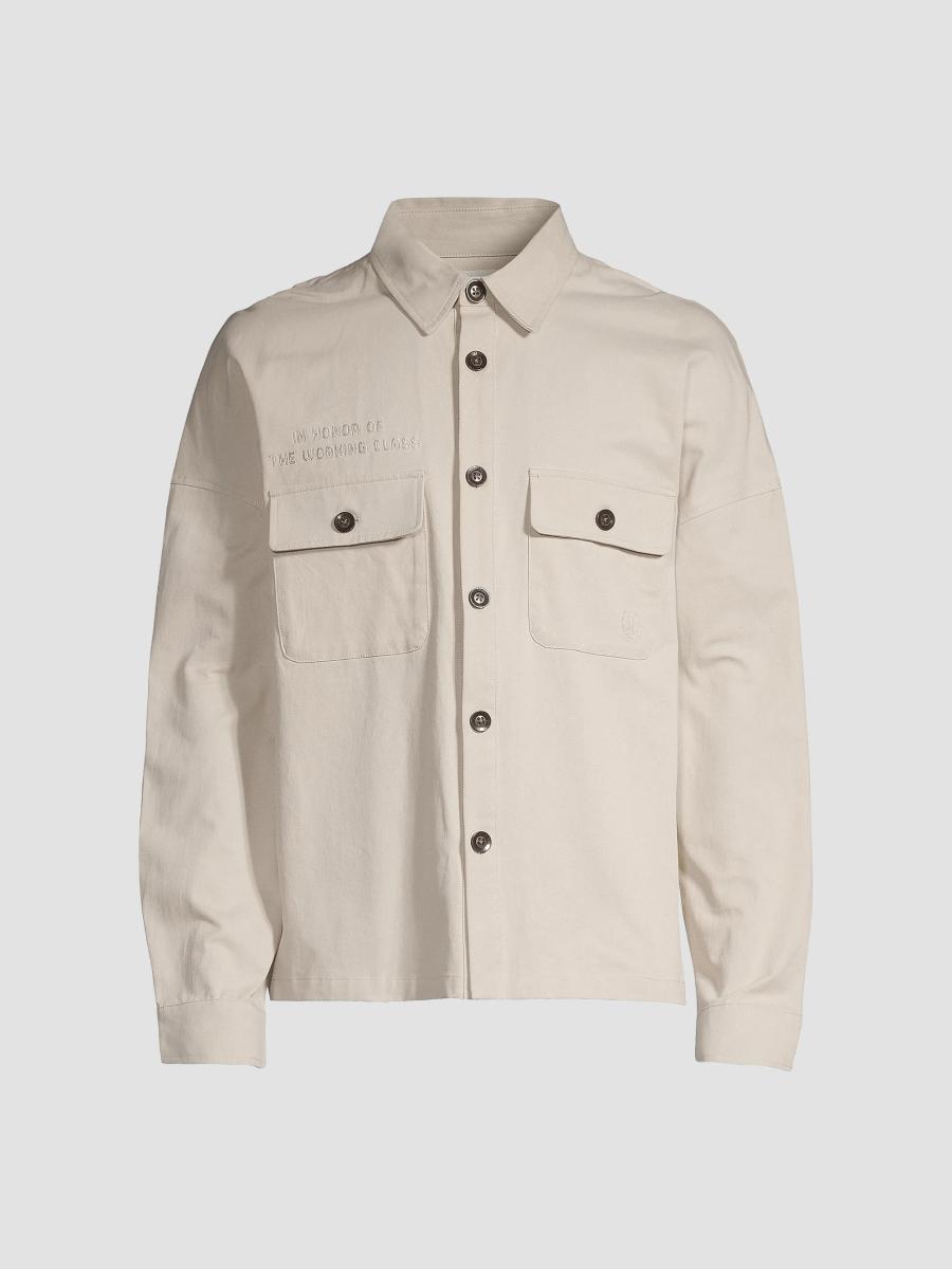 Honor The Gift Men's Imprint Embroidered Shirt Jacket In Multi