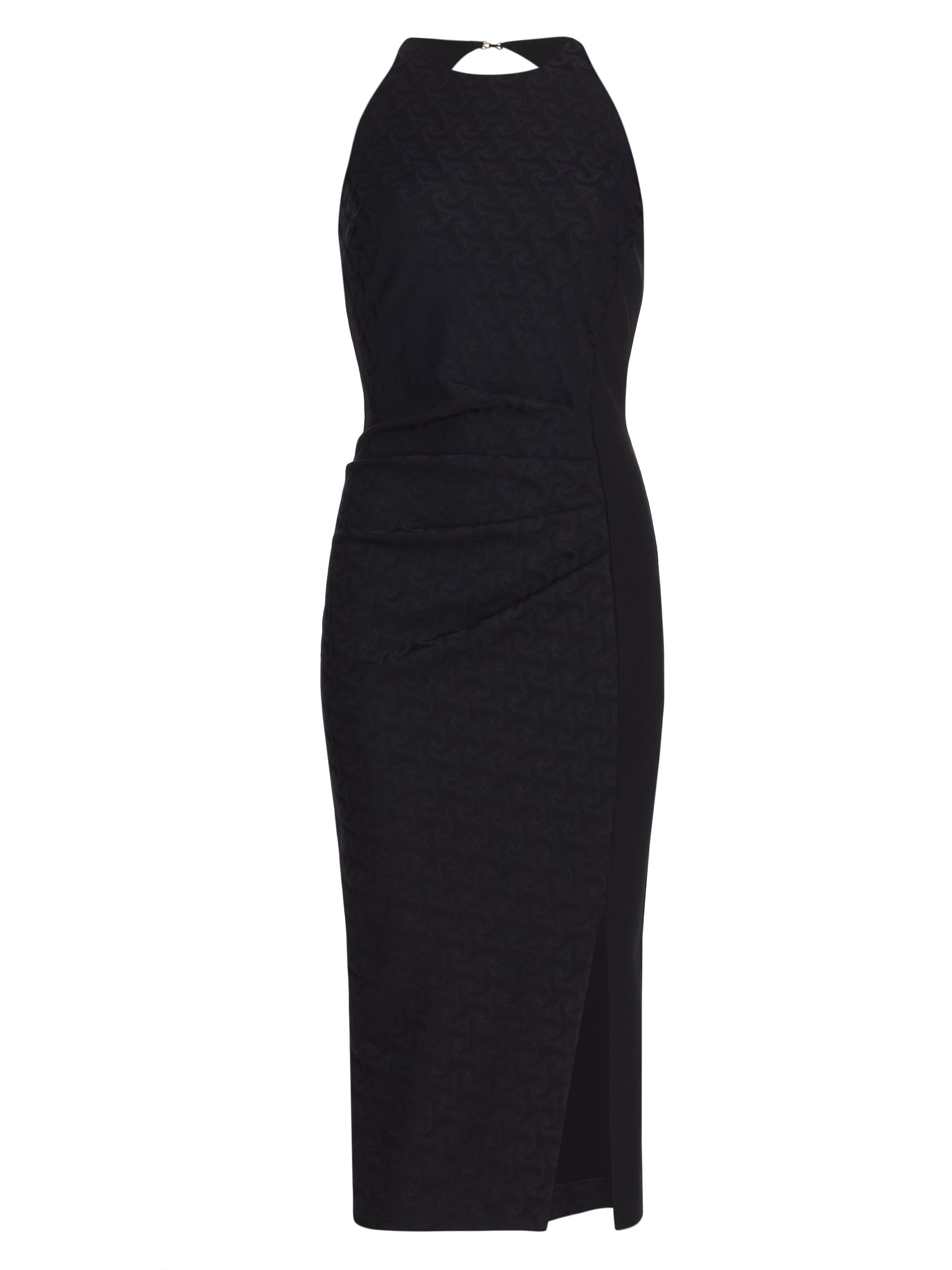 Chiara Boni La Petite Robe Women's Rocca Paneled Midi-Dress - Black
