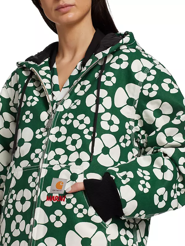 Shop Marni Marni x Carhartt WIP Floral Canvas Jacket | Saks Fifth