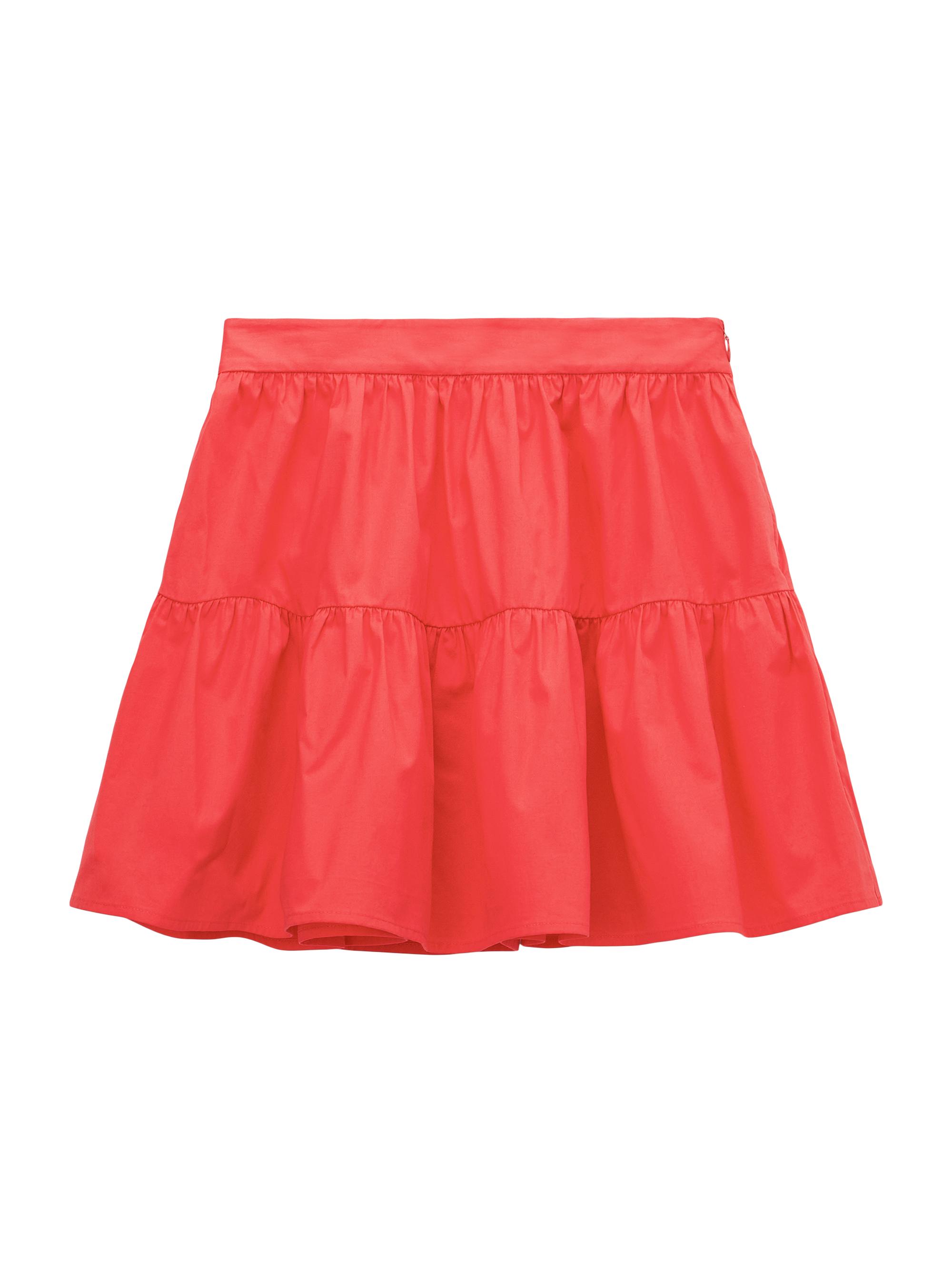 Staud Women's Mini Sea Skirt - Hibiscus