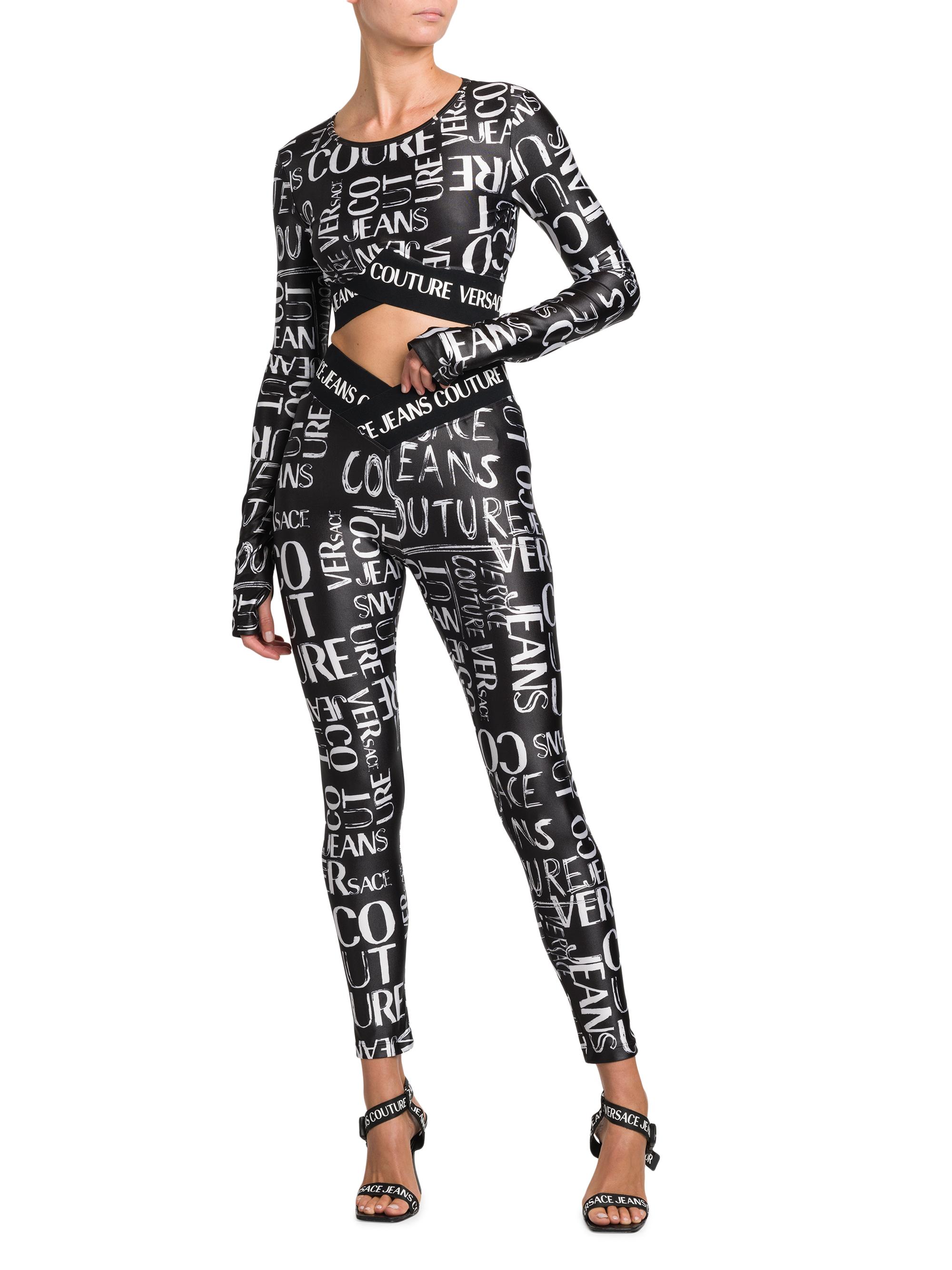 Versace Jeans Couture Sketch Logo Leggings | Saks Fifth Avenue