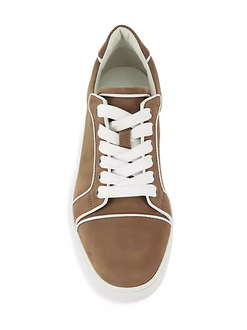 Vieira Orlato Leather Sneakers in White - Christian Louboutin