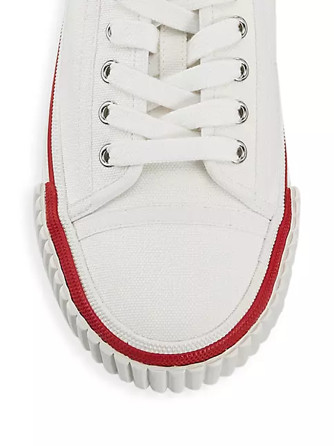 Christian Louboutin Pedro Cotton Junior Sneakers - White - 44