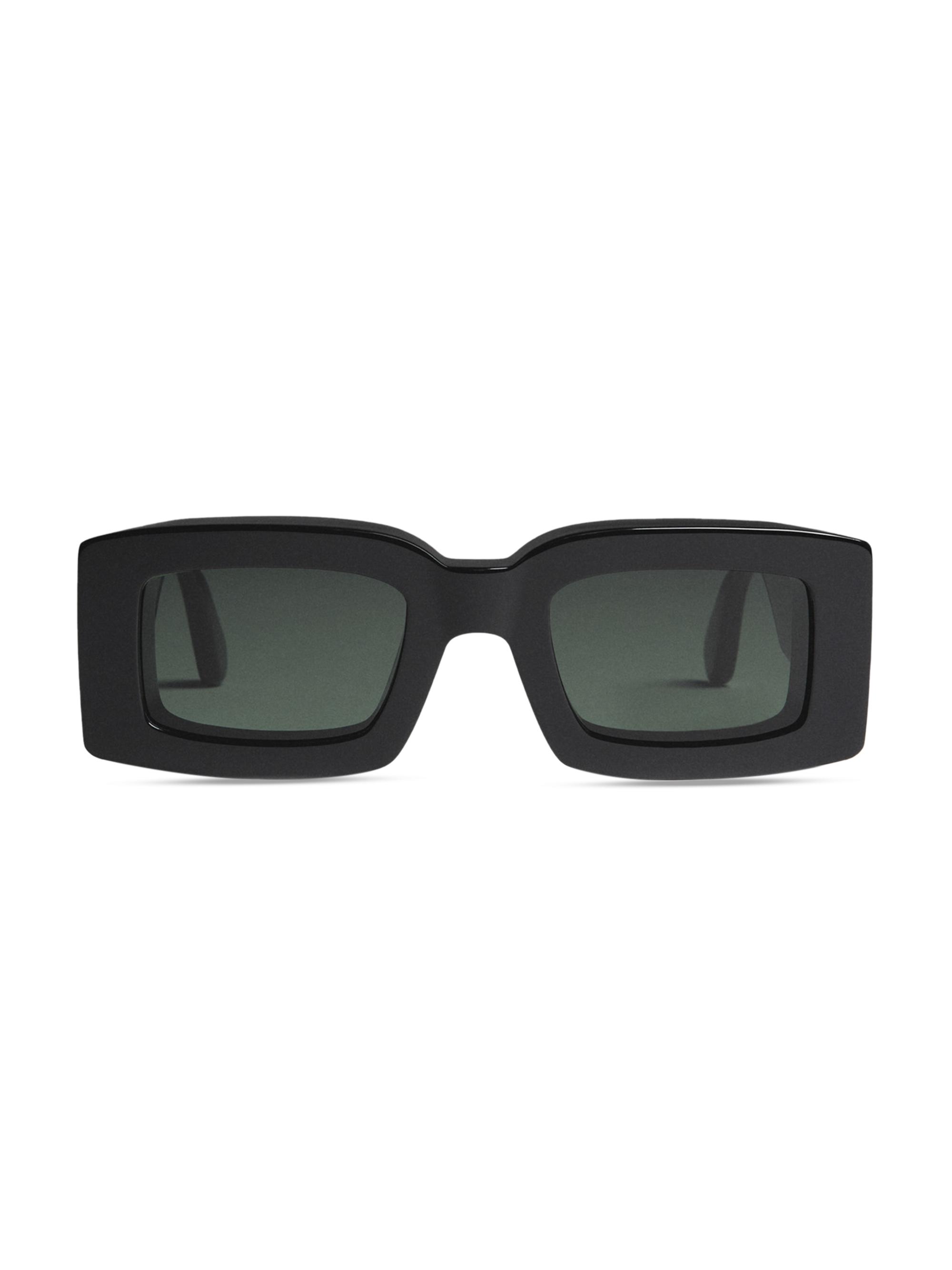 Jacquemus Men's Tupi 50MM Rectangular Sunglasses - Multi Black