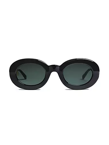 Pralu 49MM Logo Oval Sunglasses