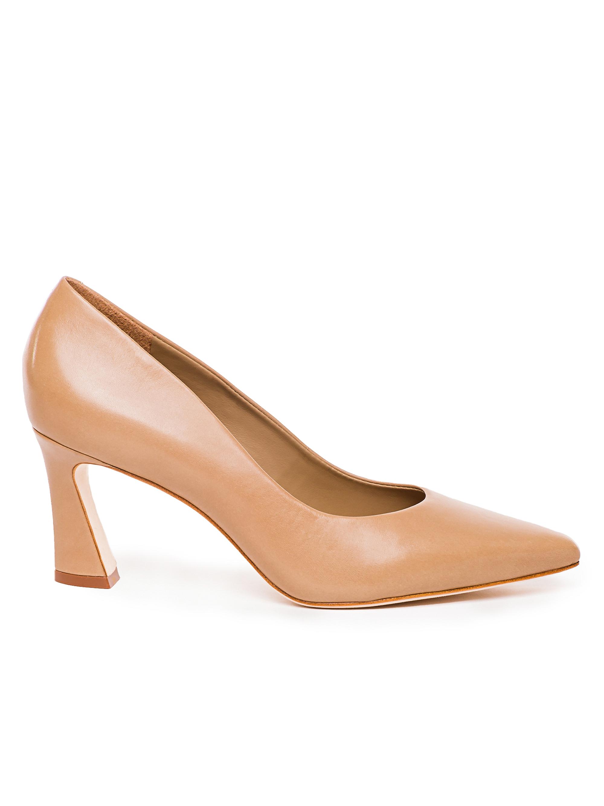 Bernardo Women's Faryn Leather Pointed Toe Pump - Sand