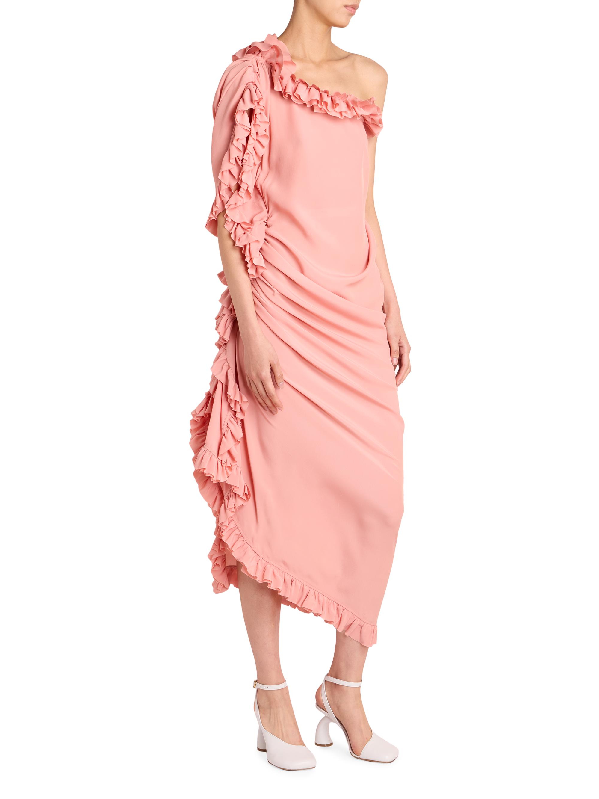 Dries Van Noten Dayna dress ドレス DRIES VAN NOTEN Gathered two-tone stretch-jersey halterneck