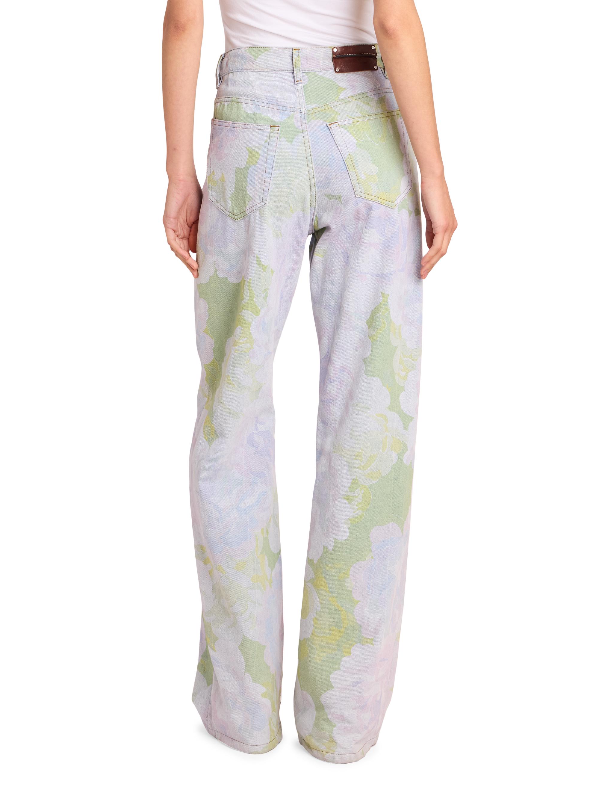 Dries Van Noten Peyton Floral Wide-Leg Jeans | Saks Fifth Avenue