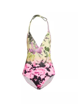 Shop Dries Van Noten Giselle Floral One-Piece Swimsuit | Saks Fifth Avenue