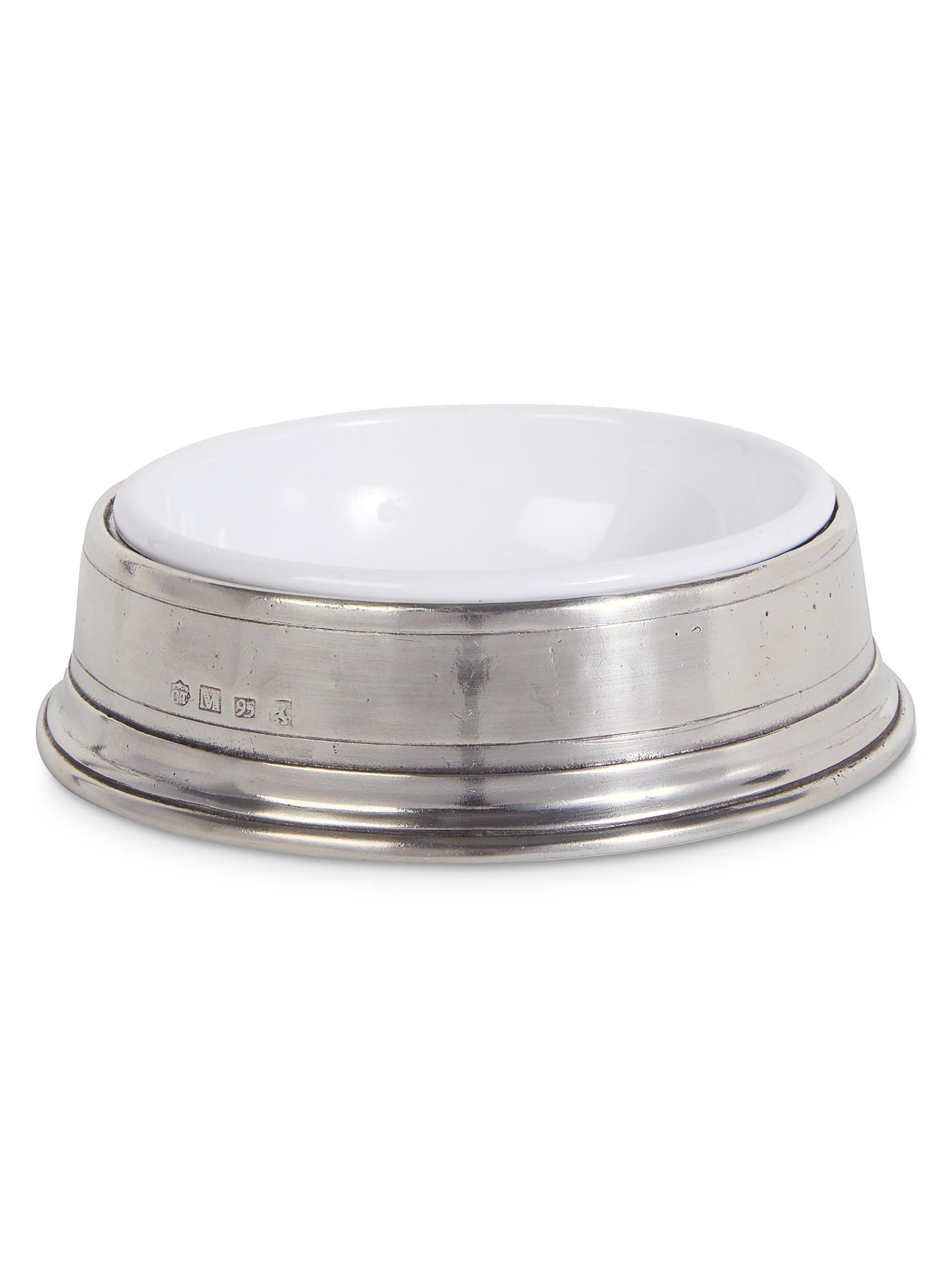 Match Mini Pewter Pet Bowl