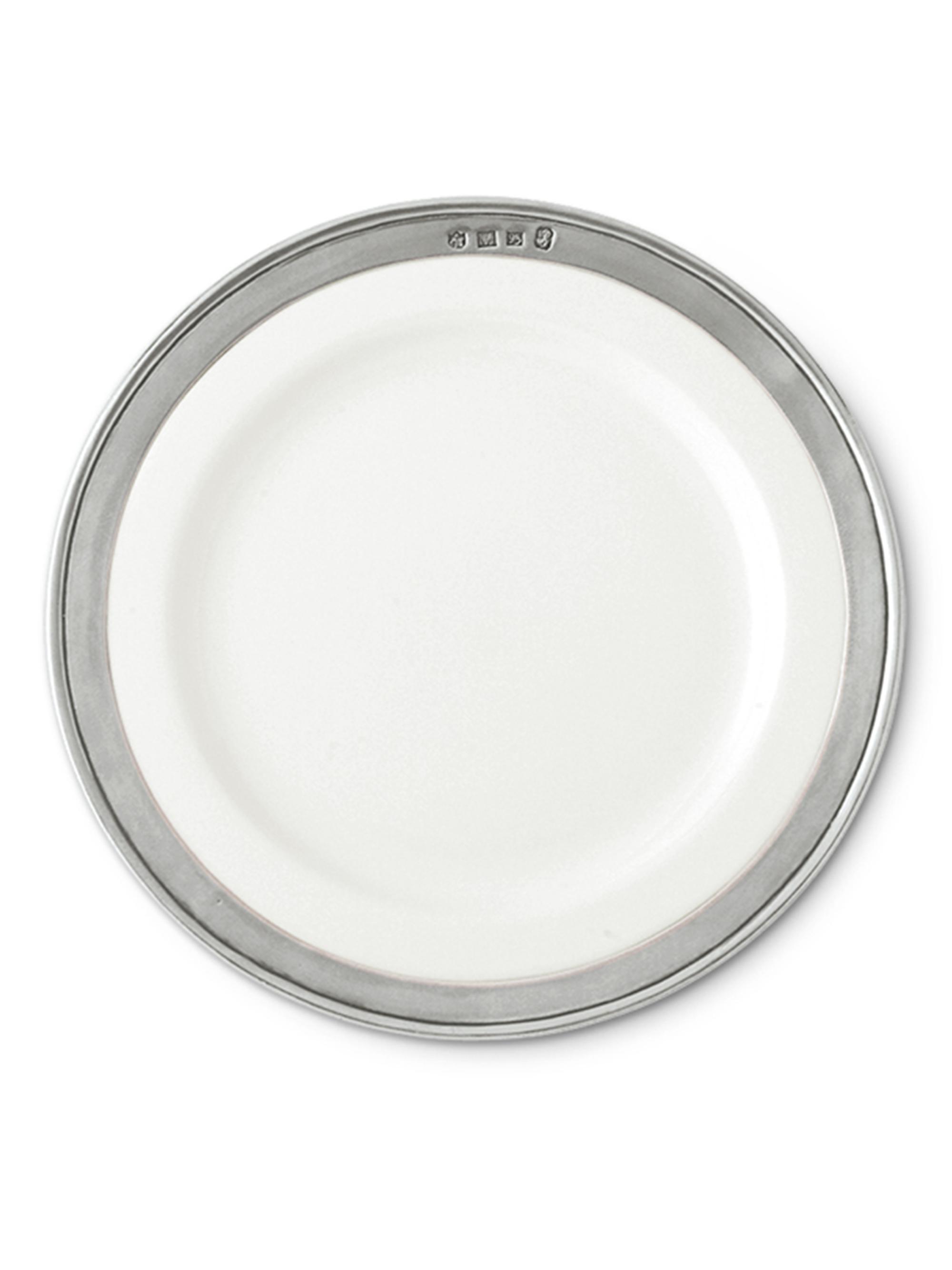Match Convivio Ceramic & Pewter Salad/Dessert Plate