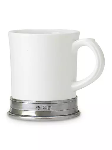 Convivio Ceramic & Pewter Mug