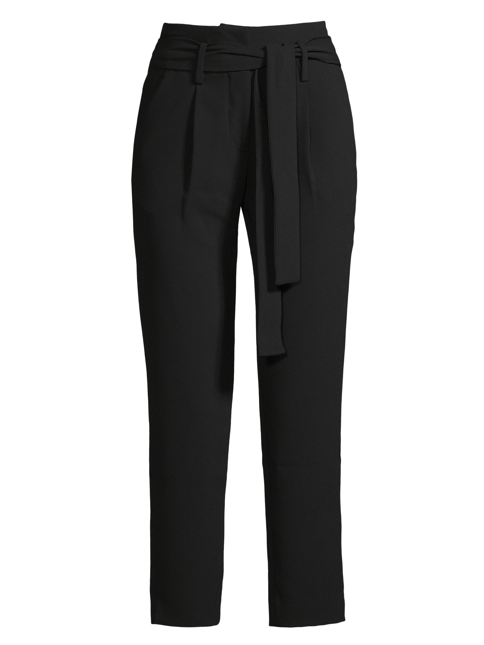 Anne Fontaine Women's Lester Belted Ankle Pants - Black