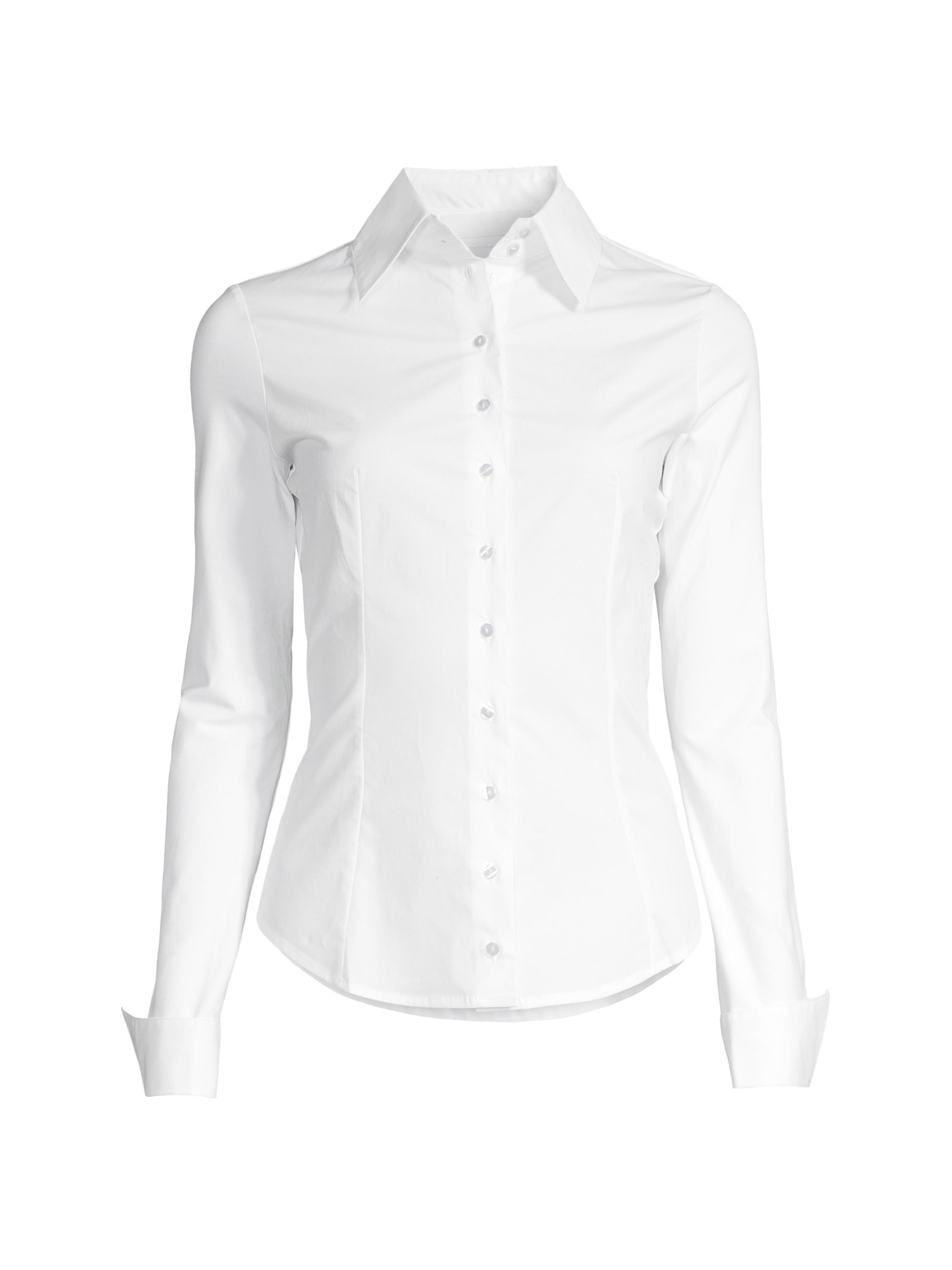 Anne Fontaine Women's Armantine Stretch-Cotton Shirt - White