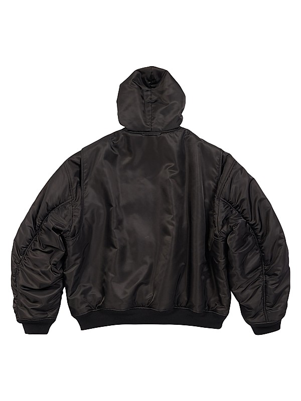 Shop Balenciaga Sporty B Pull-Over Bomber | Saks Fifth Avenue Shop Balenciaga Sporty B Pull-Over Bomber | Saks Fifth Avenue