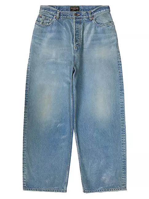 Shop Balenciaga Large Baggy Jeans | Saks Fifth Avenue
