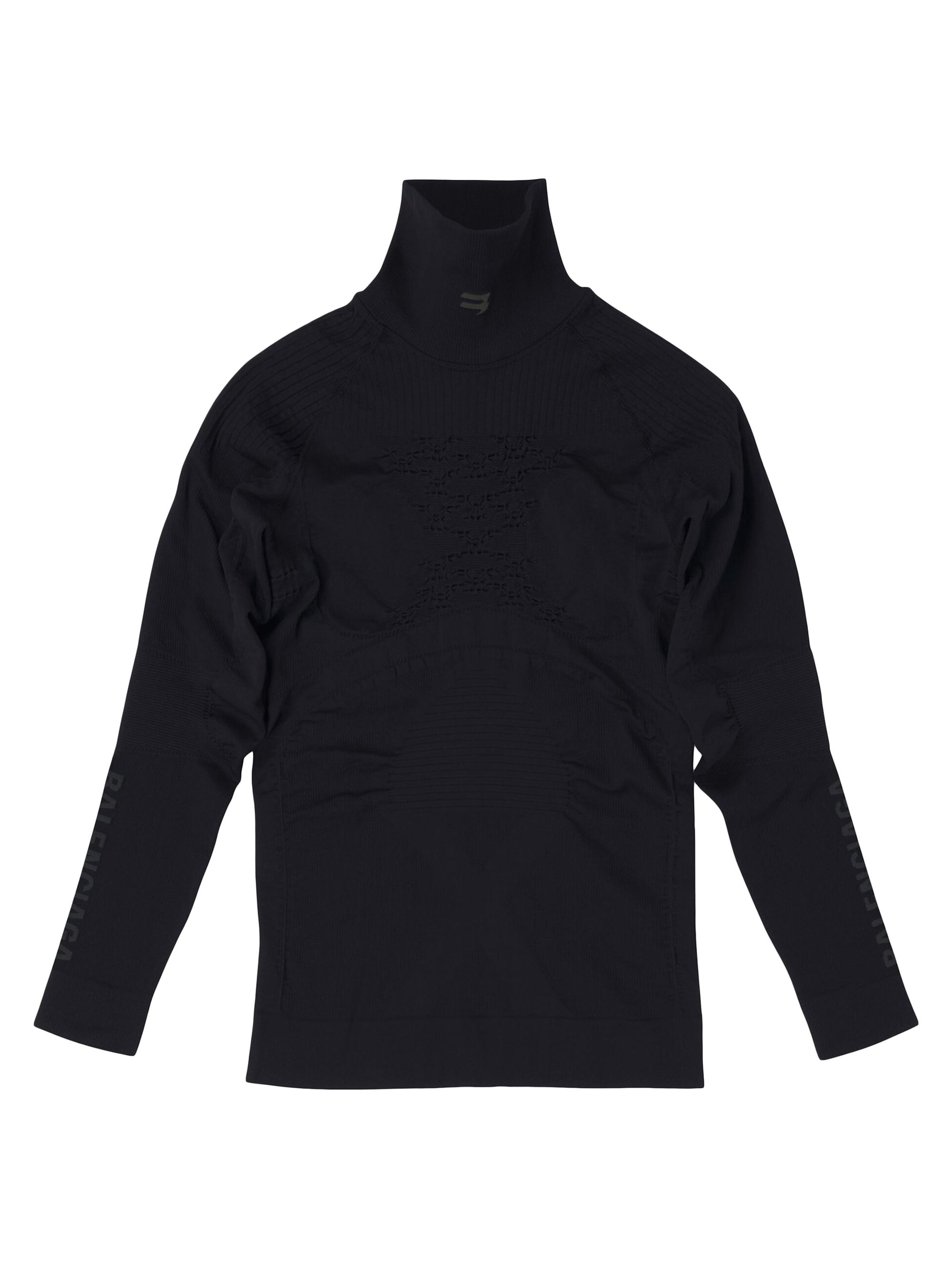 Balenciaga Women's Sporty B Highneck Athletic Top - Black