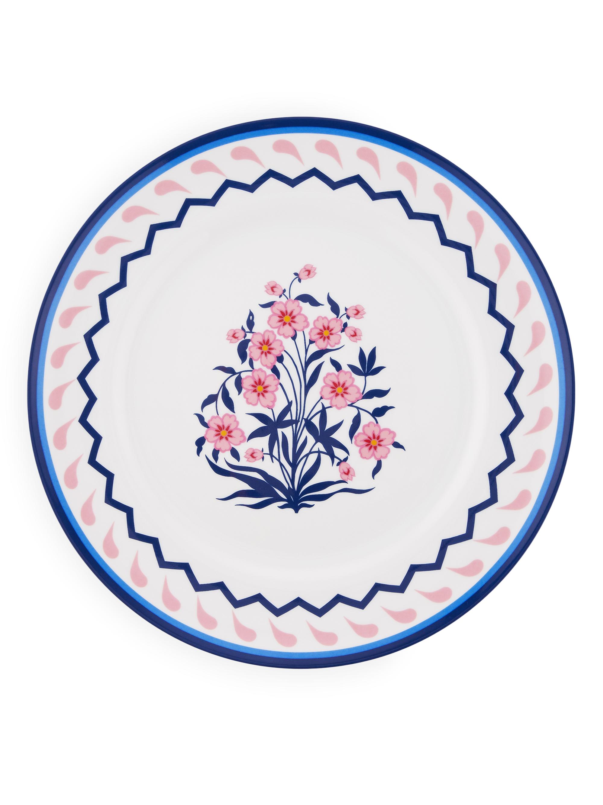 Aquazzura Jaipur 2-Piece Dinner Plate Set - Pink Blue