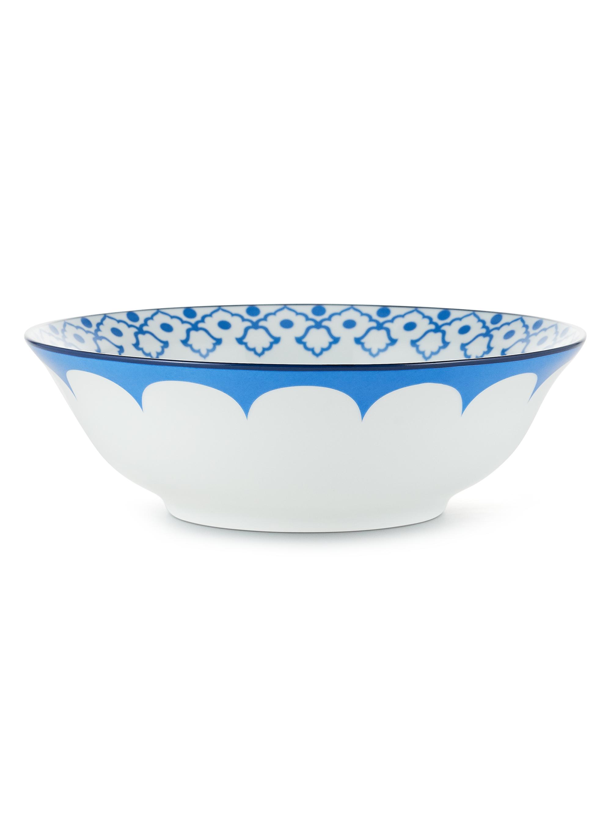 Aquazzura Jaipur Round Salad Bowl - Blue