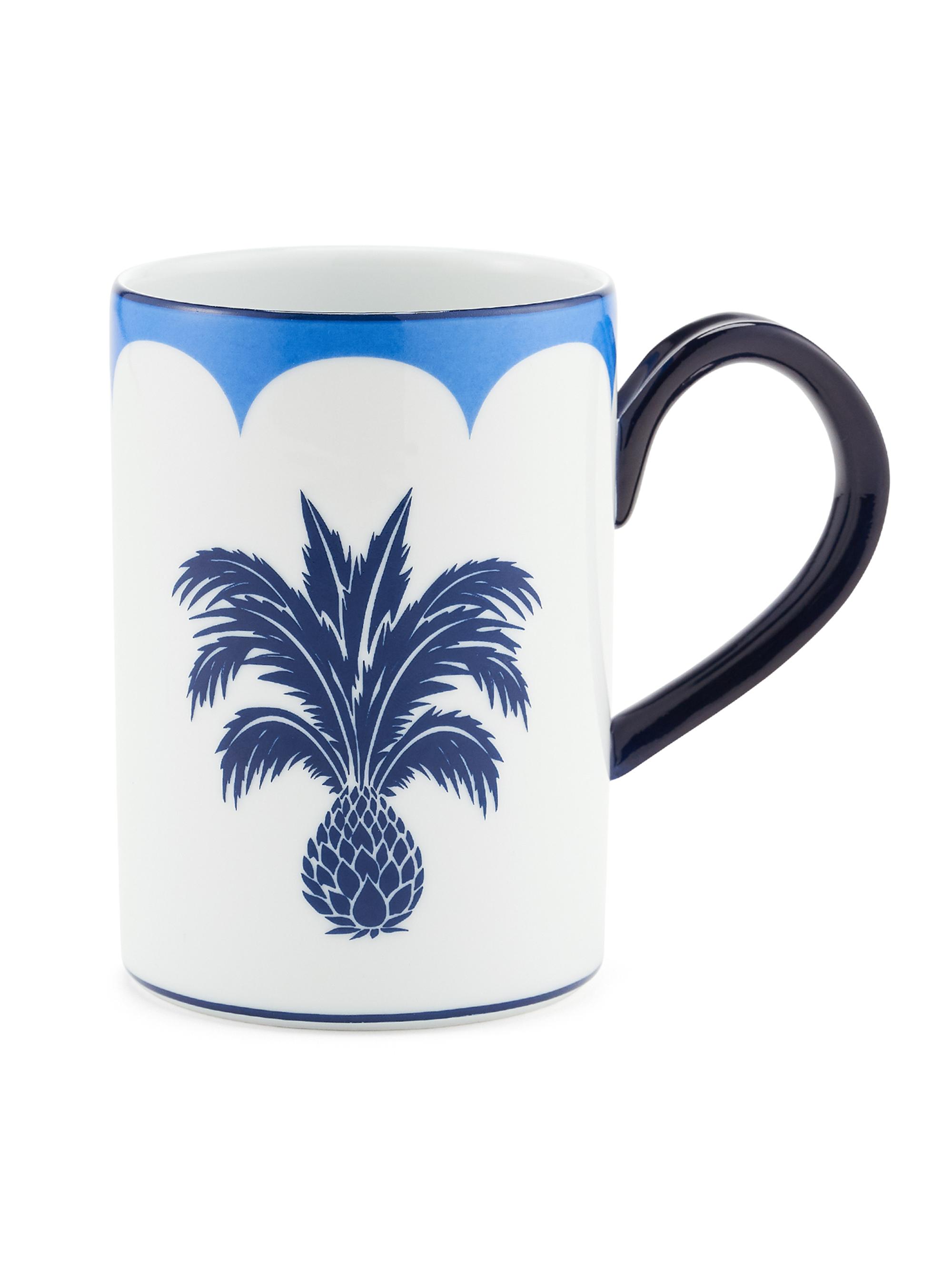 Aquazzura Jaipur Porcelain Mug - Blue