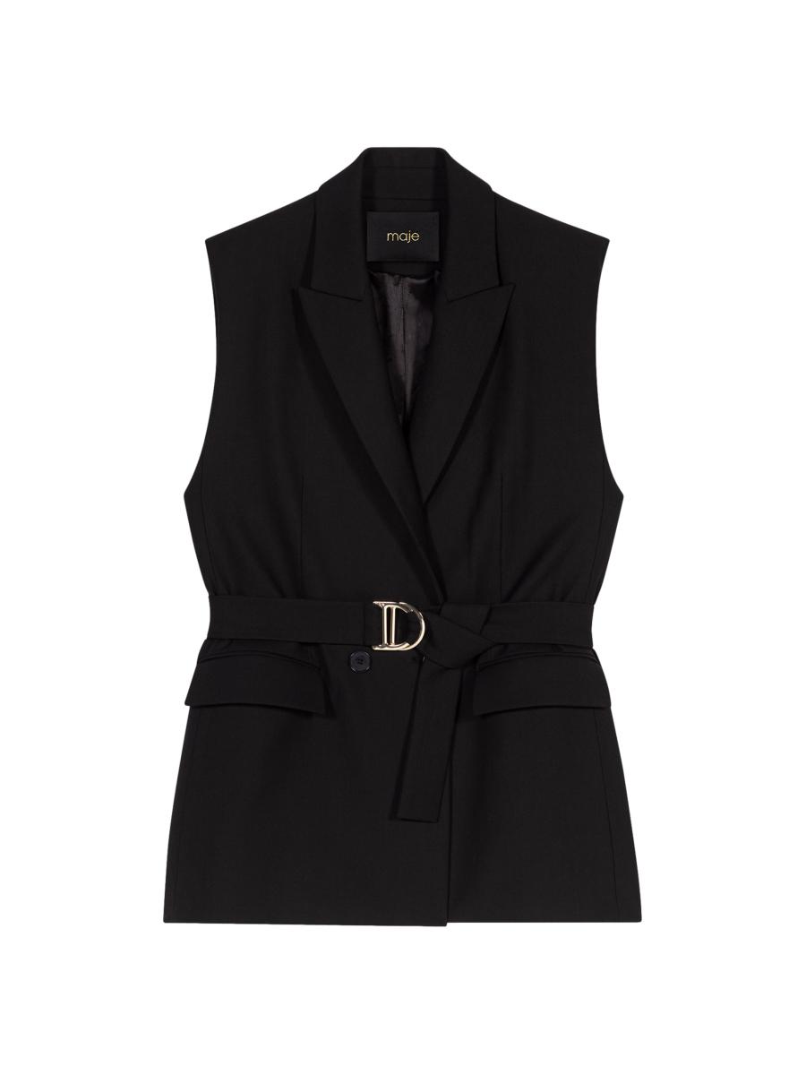 Maje Sleeveless Suit Jacket | Saks Fifth Avenue