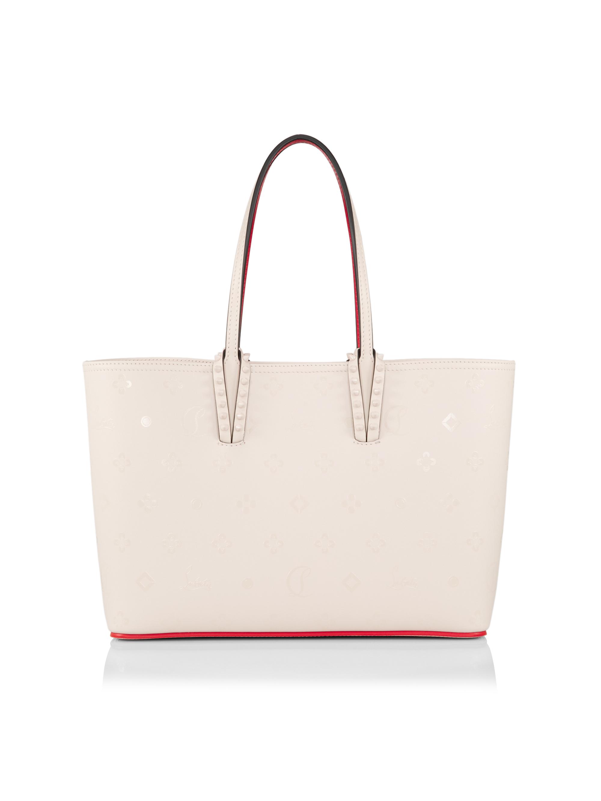 Christian Louboutin Women's Cabata  Loubinthesky Leather Tote Bag - Leche
