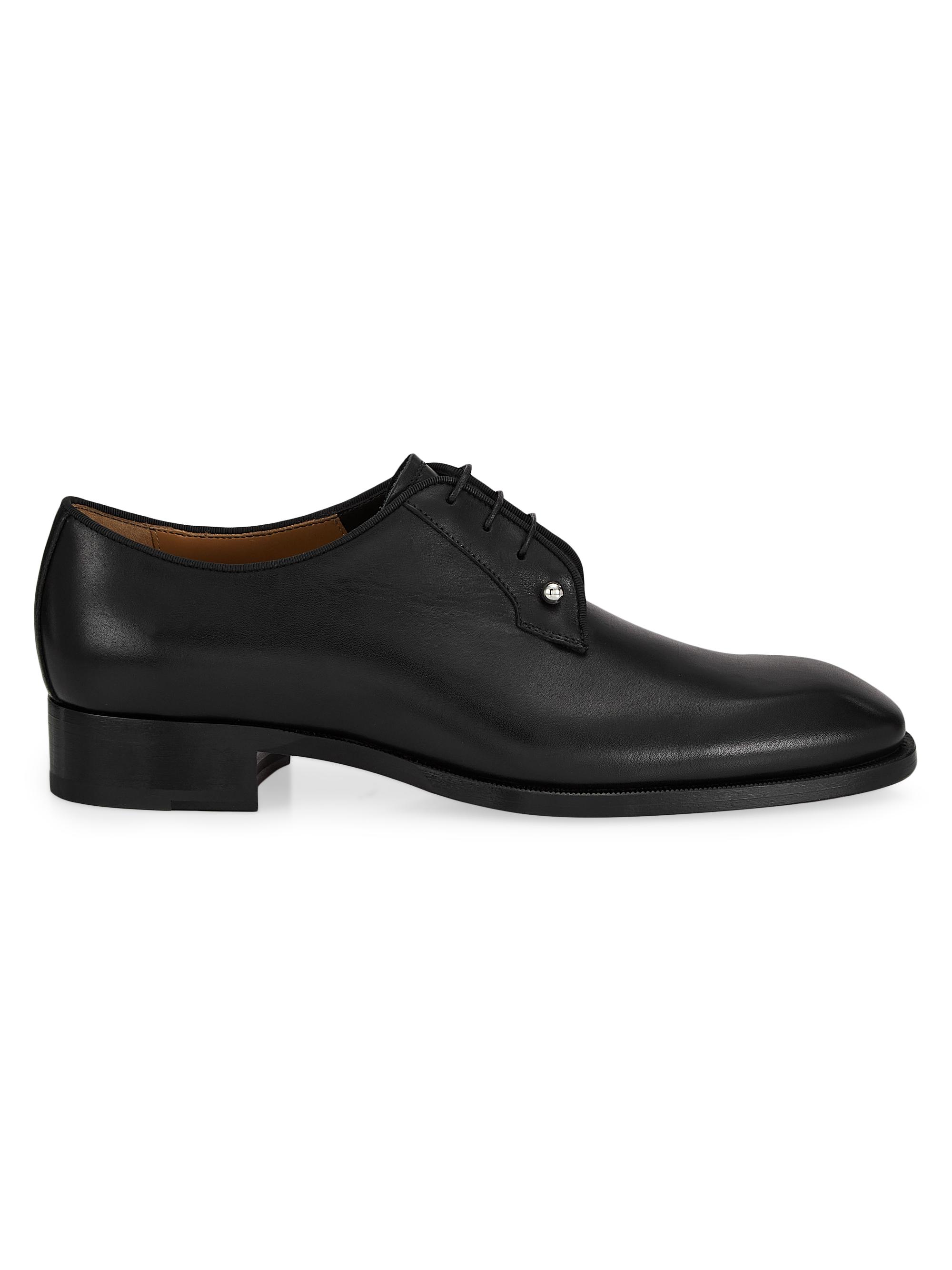 Christian Louboutin Men's Chambeliss Leather Oxfords - Black