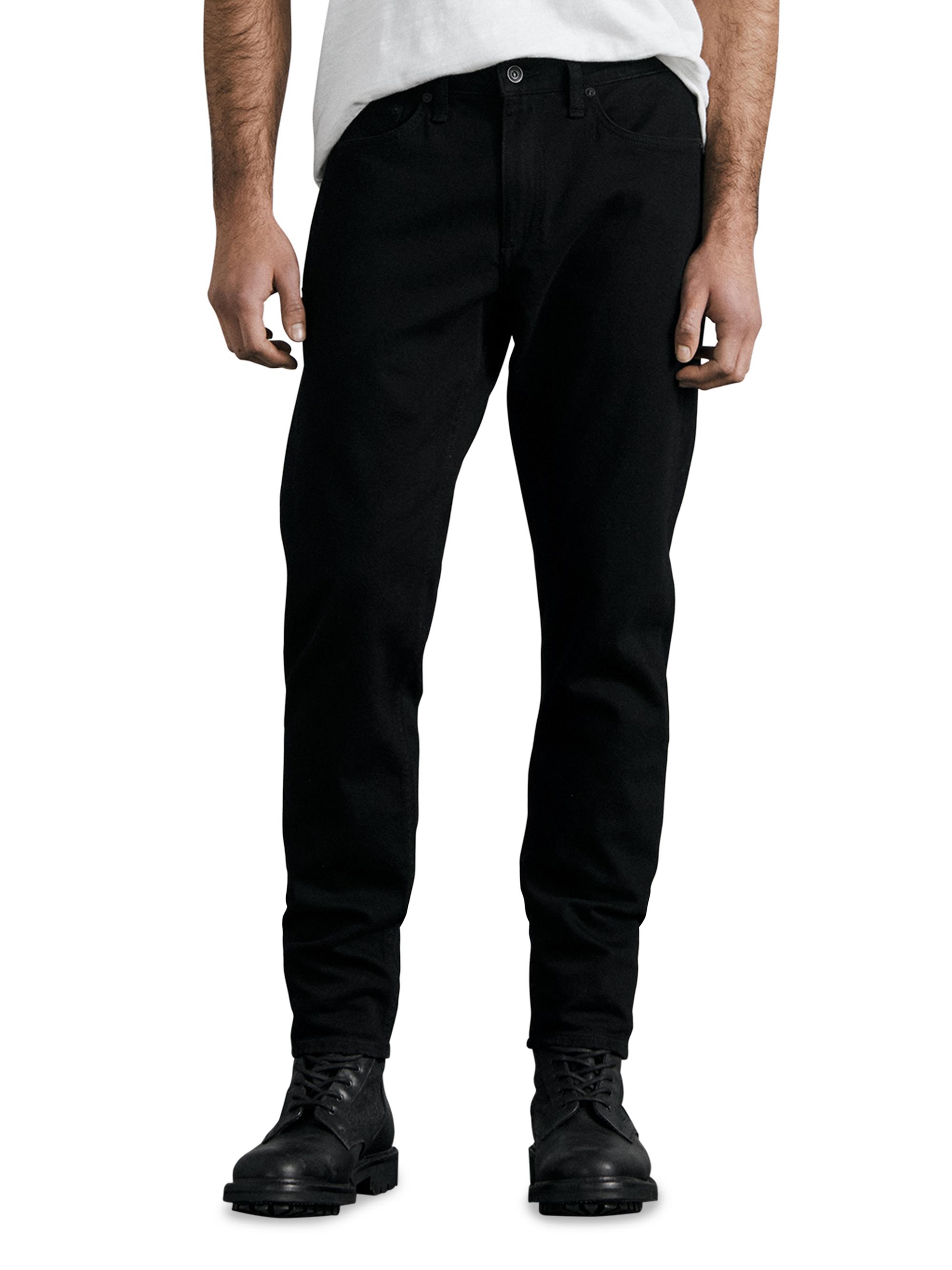 rag & bone Men's Fit 3 Authentic Stretch Jeans - Black