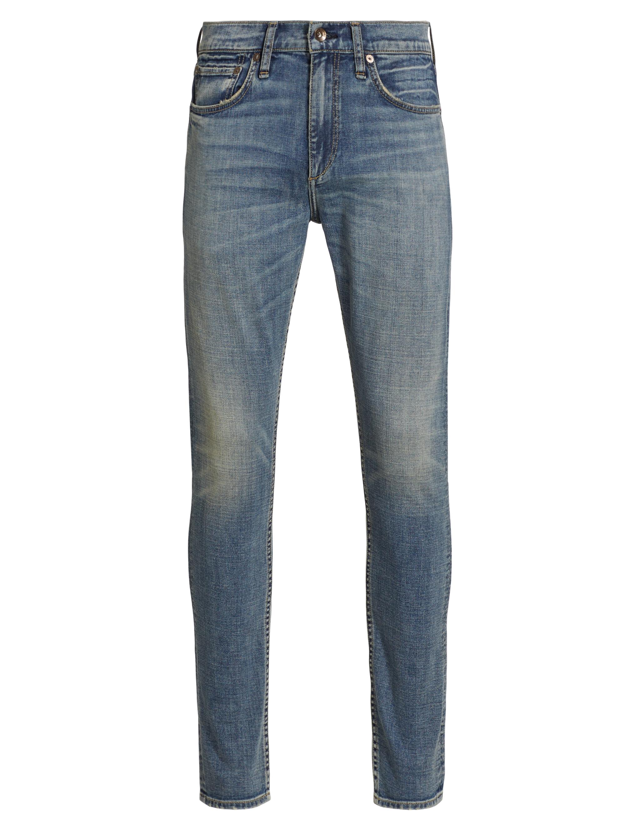 rag & bone Men's Fit 1 Aero Stretch 5-Pocket Jeans - Bennet